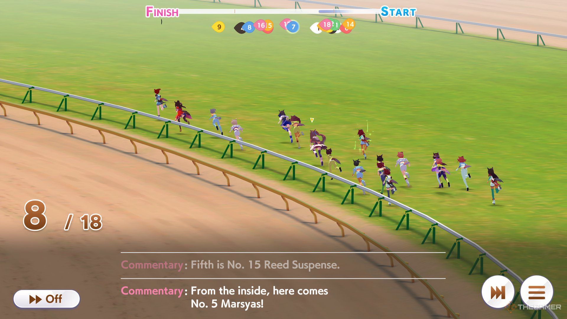 A racer named Maya has made a comeback due to Guts in Umamusume Pretty Derby.