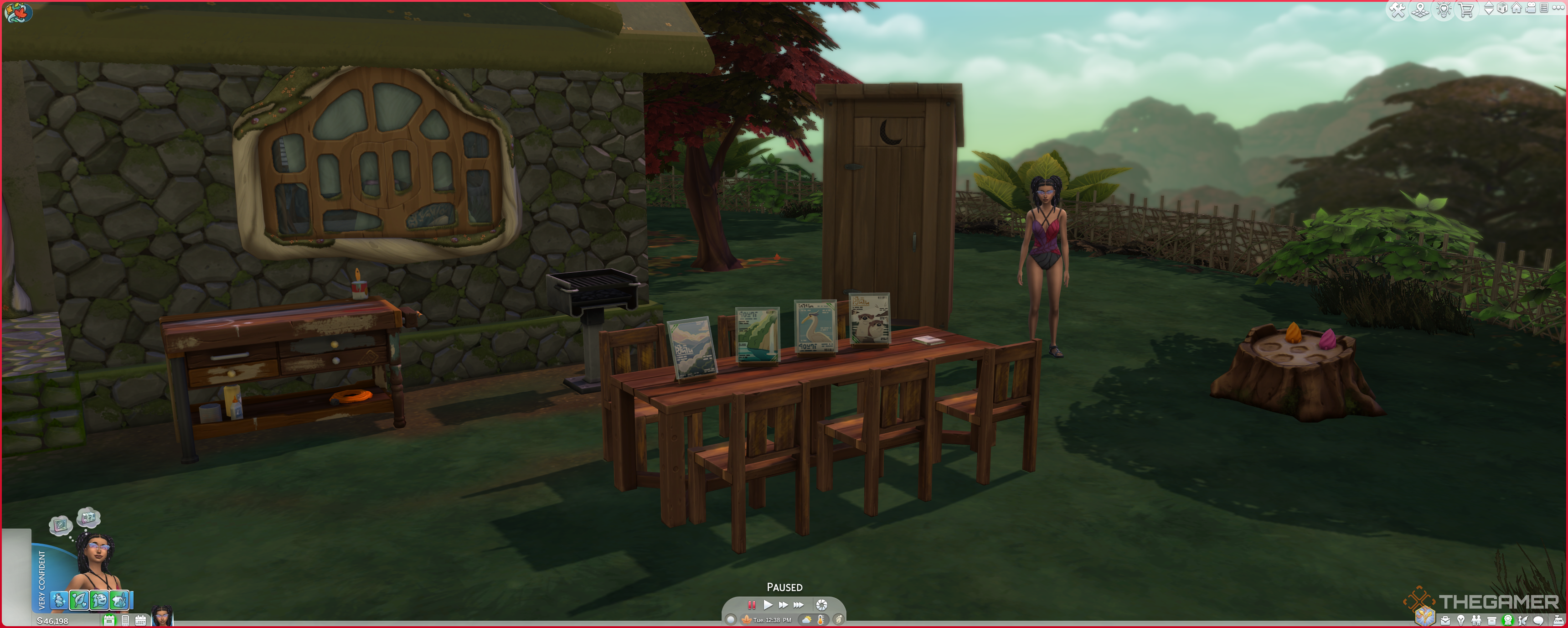 A Sim with all the reward items.