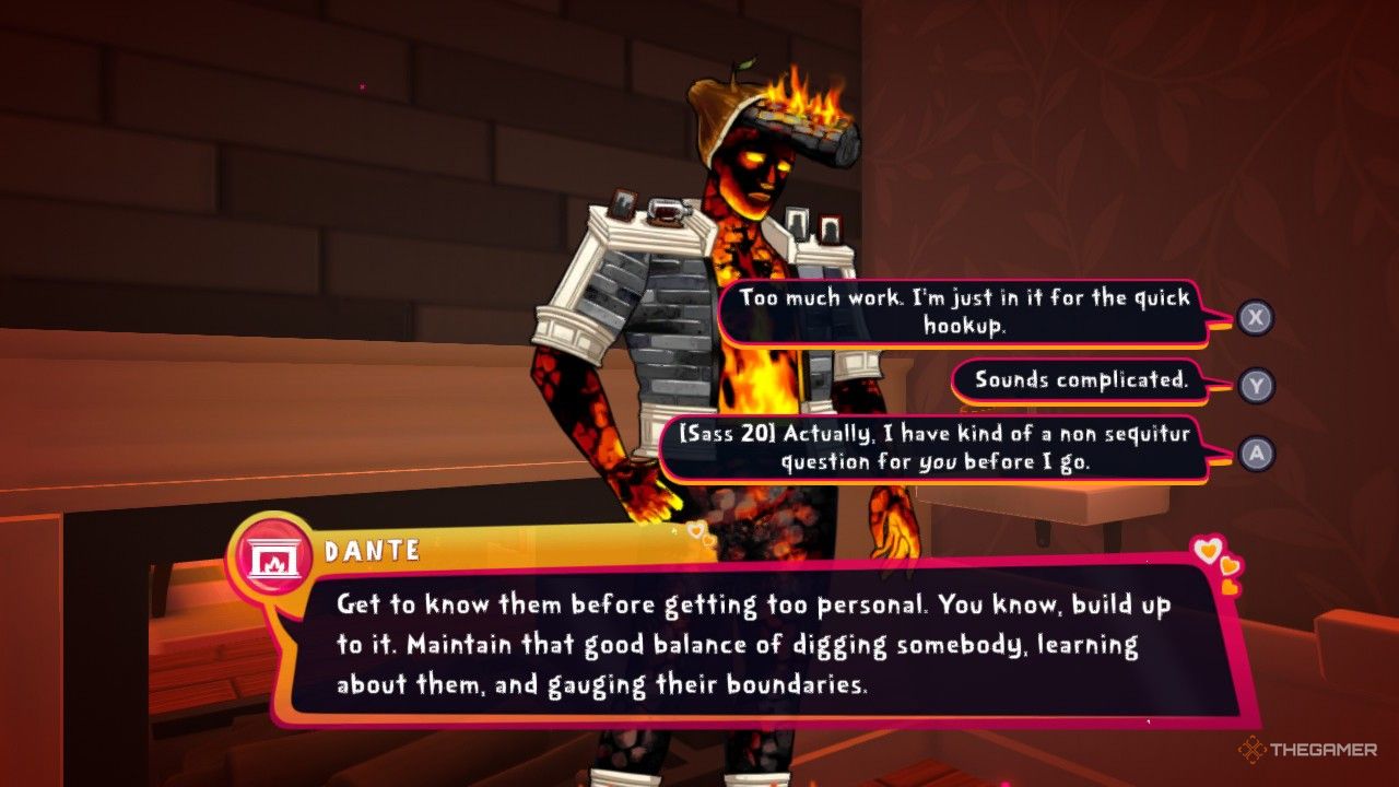 Asking to talk to Dante after class in Date Everything~!