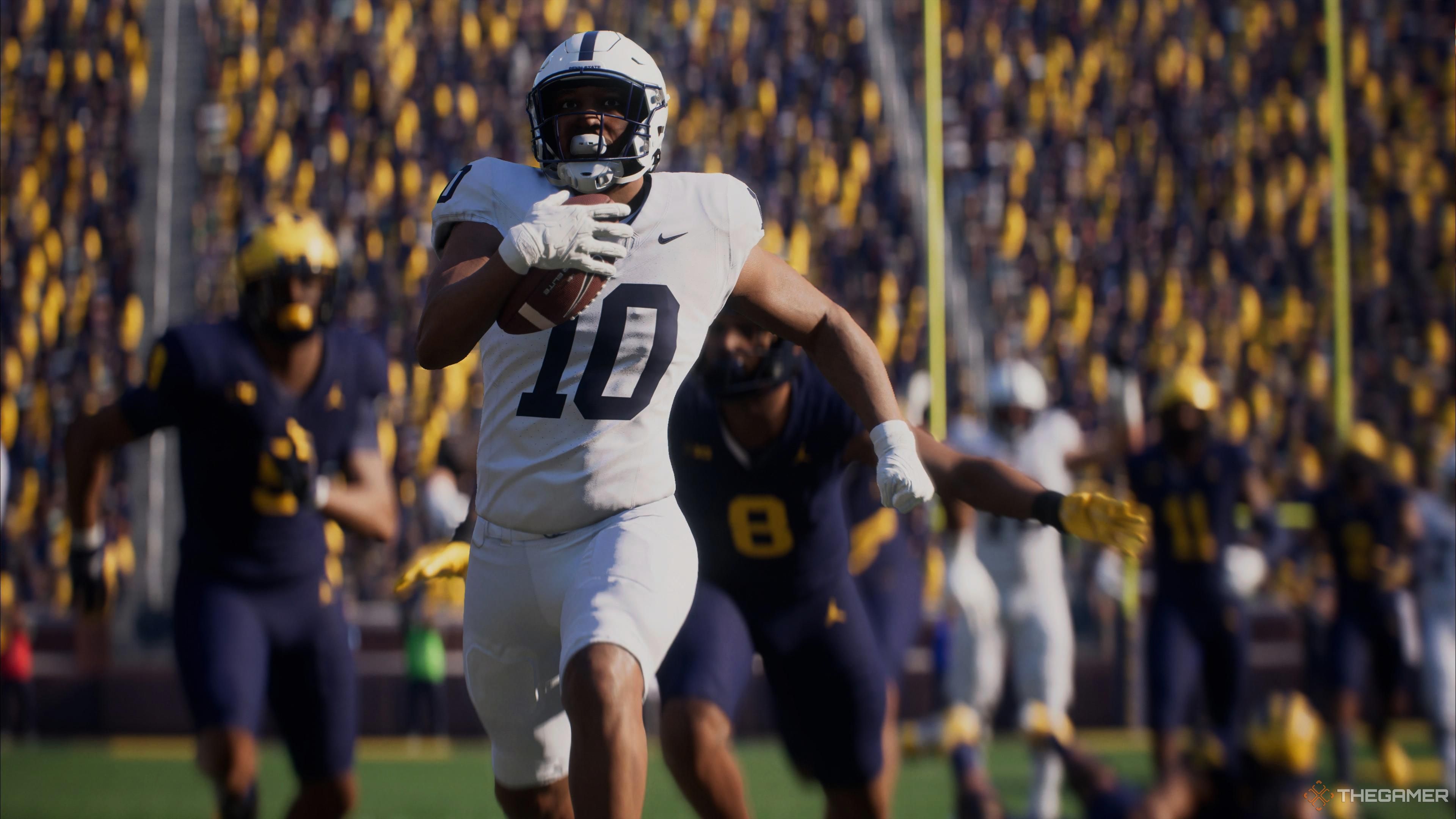 Breaking away from defenders in College Football 26.