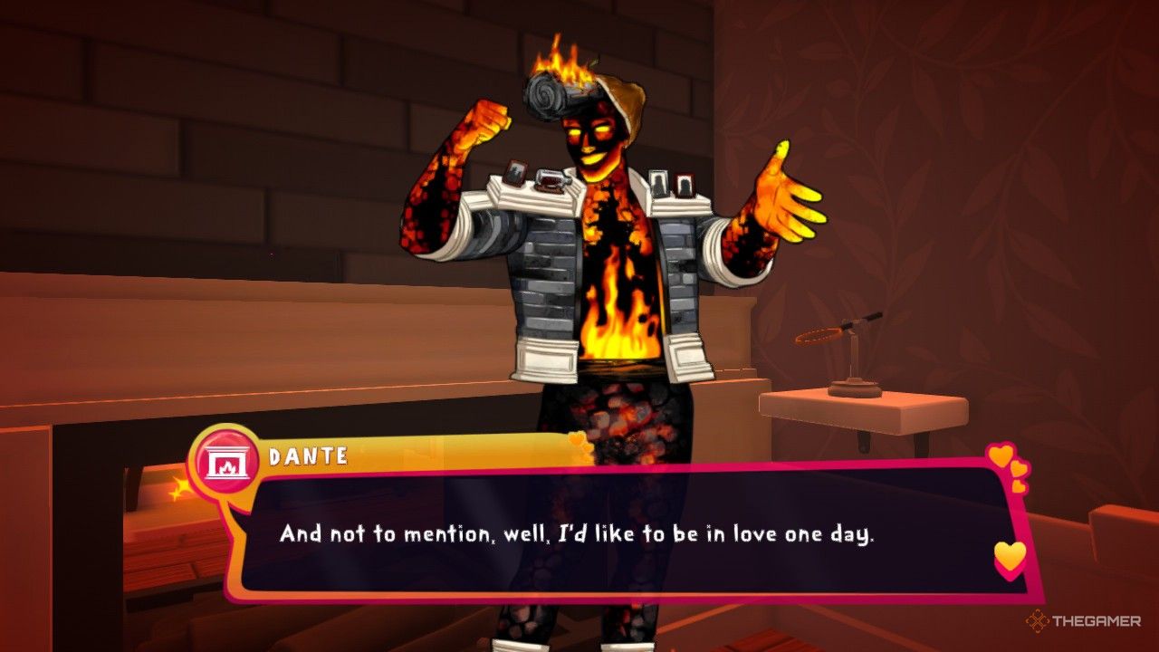 Dante saying he wants to be in love someday in Date Everything!