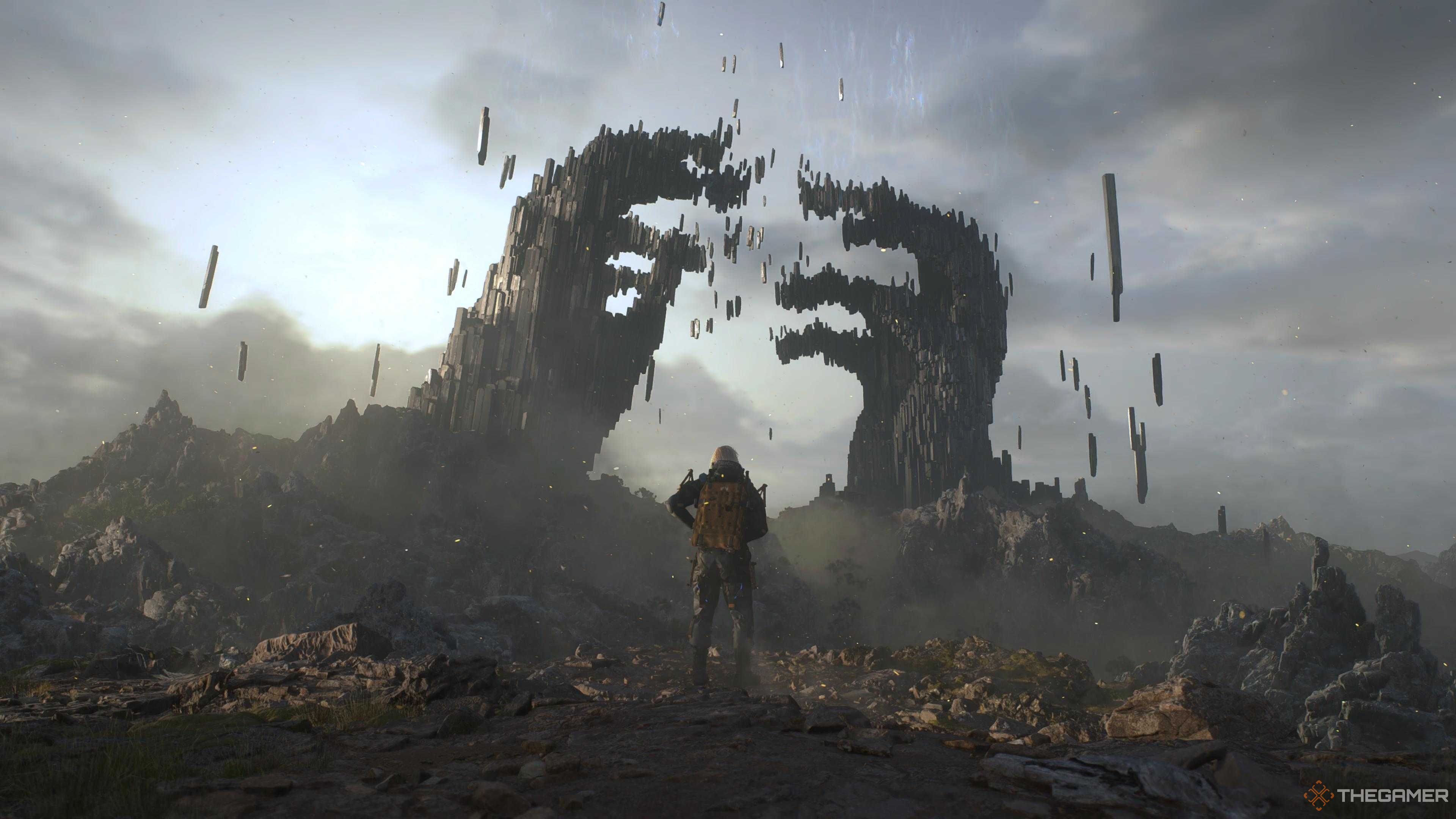 Death Stranding 2 tomorrow looking at new plate gate.