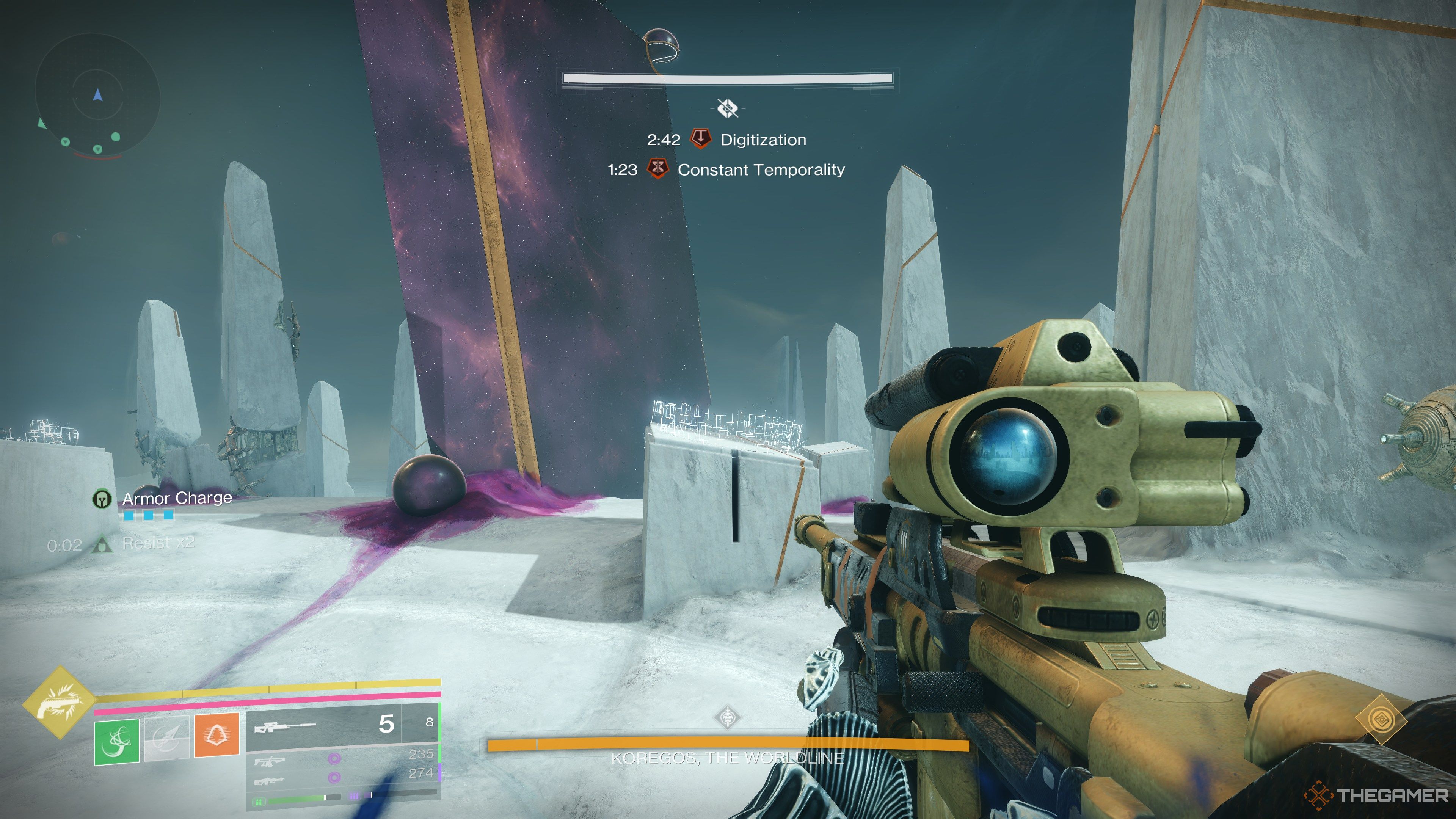 Destiny 2 Desert Perpetual Koregos Temporal Oculus Buff