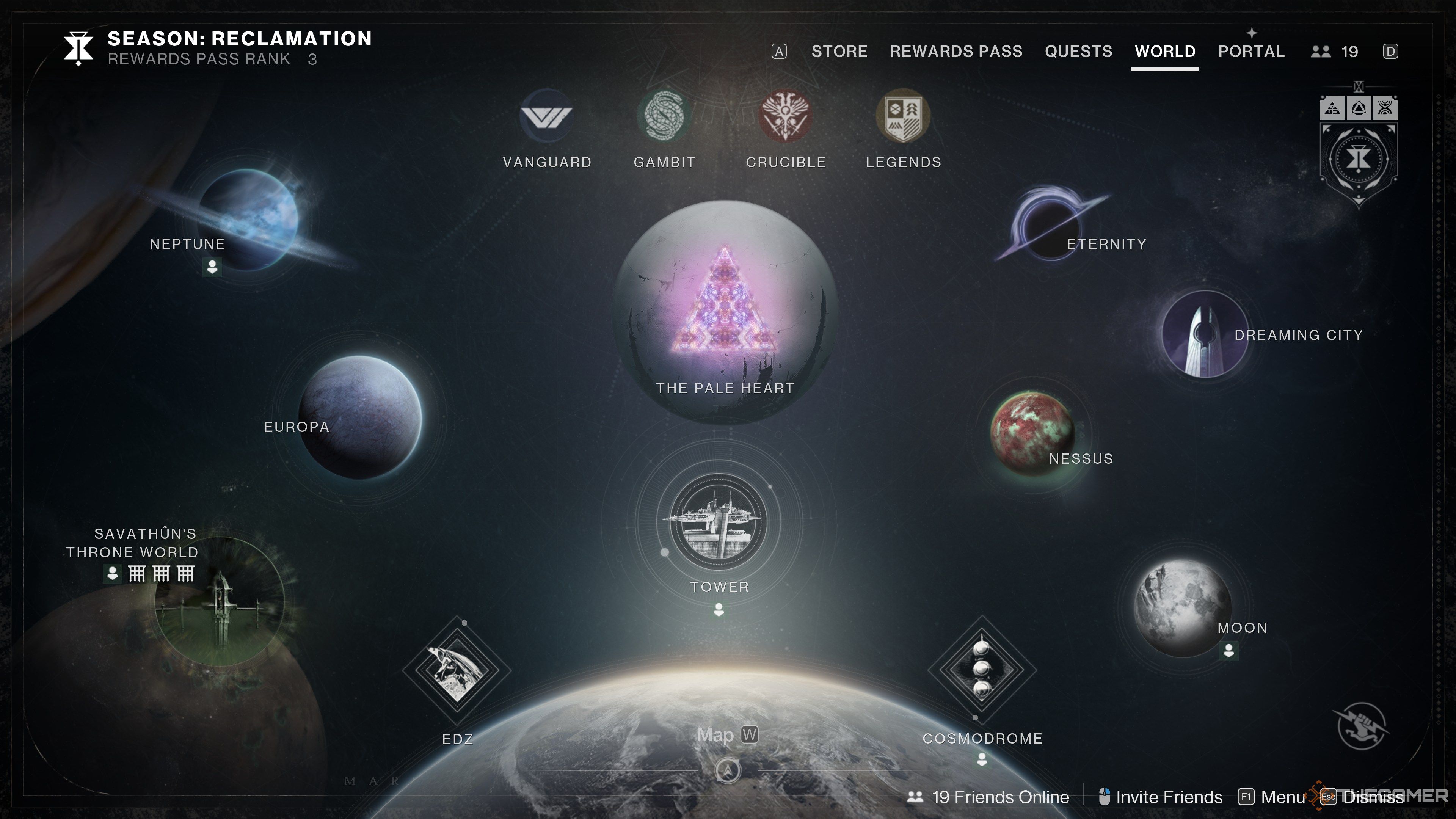 Destiny 2 Director Map Desaturated
