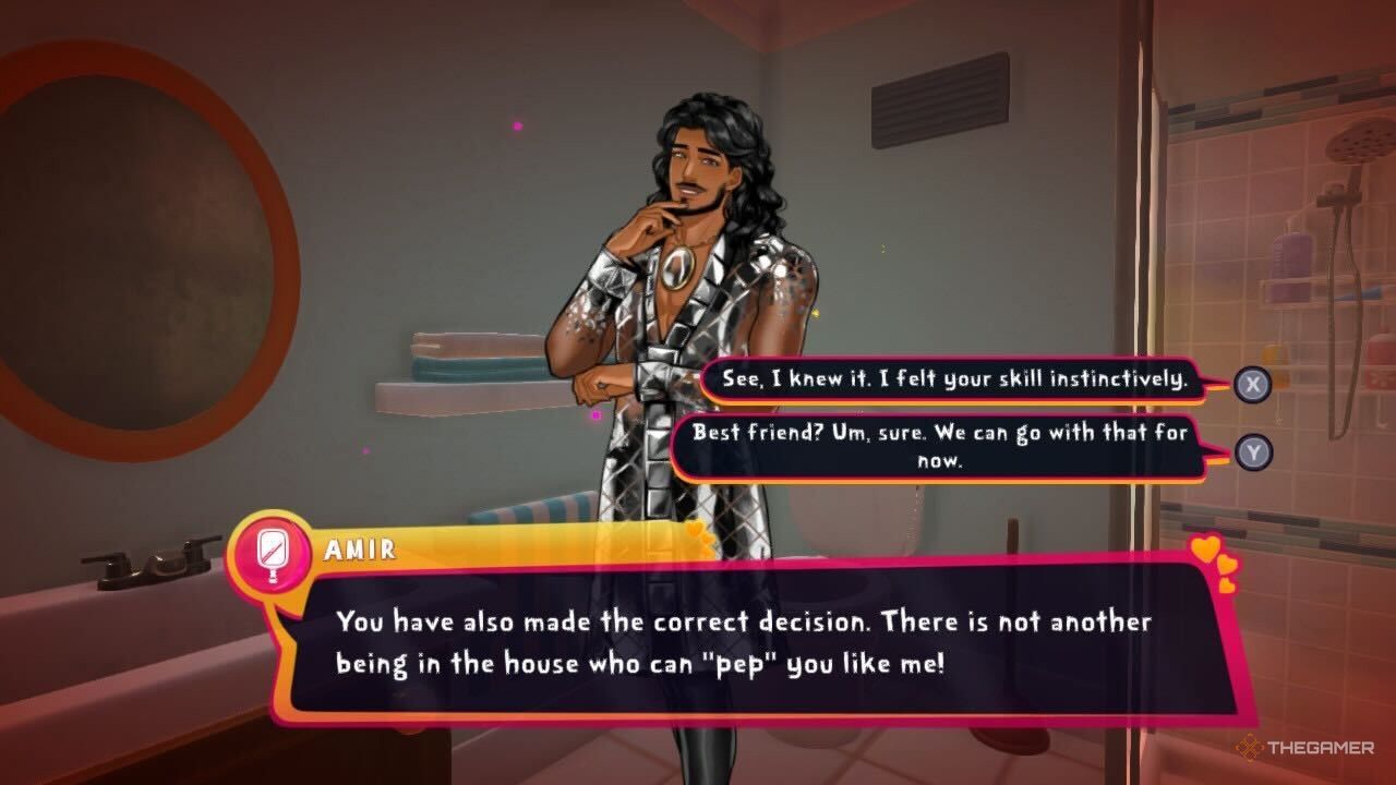 Doubting Amir talking about best friends in Date Everything.
