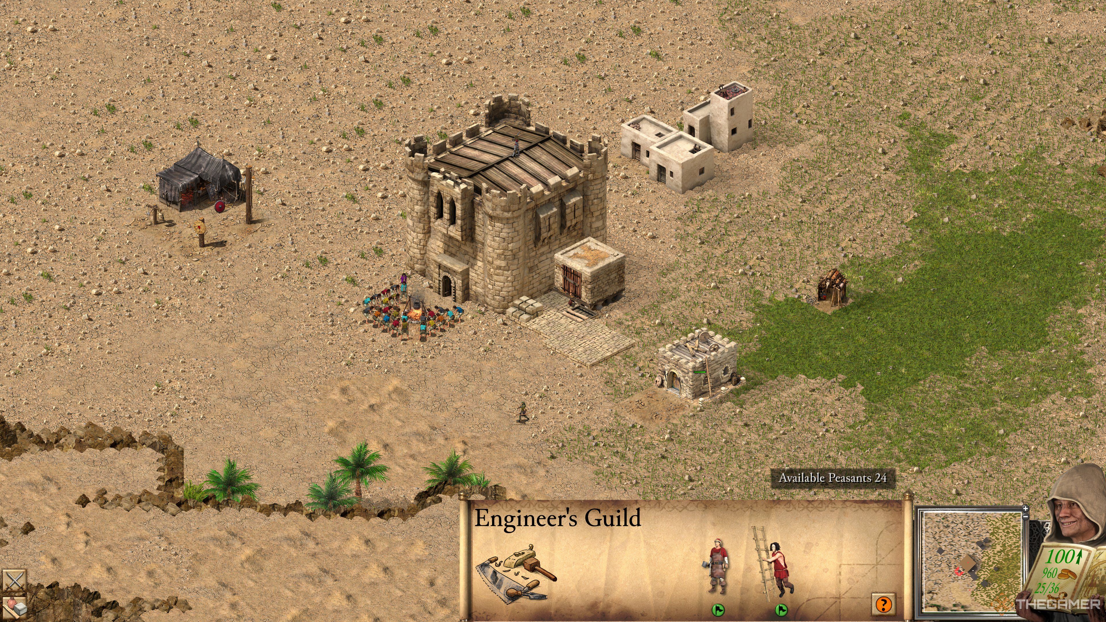 Engineer's Guild Building in Stronghold Crusader Definitive Edition.