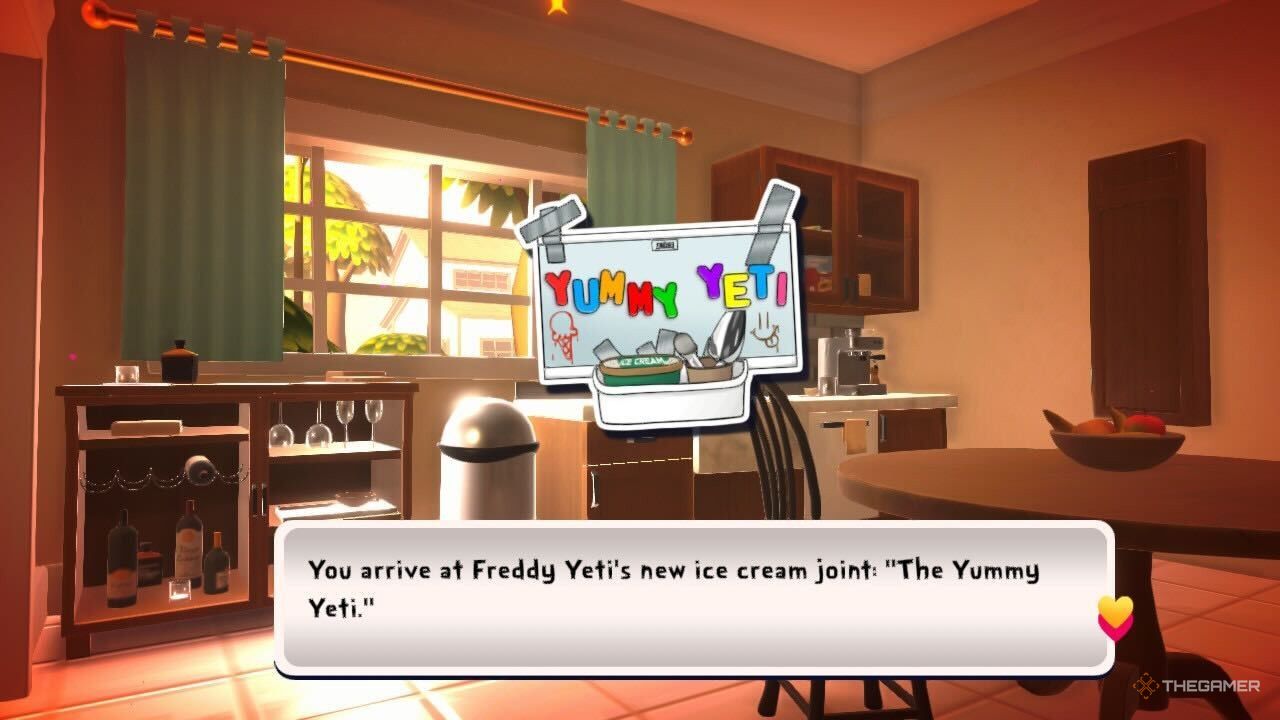 Entering Yummy Yeti for one of Mitchell Linn's dates in Date Everything!
