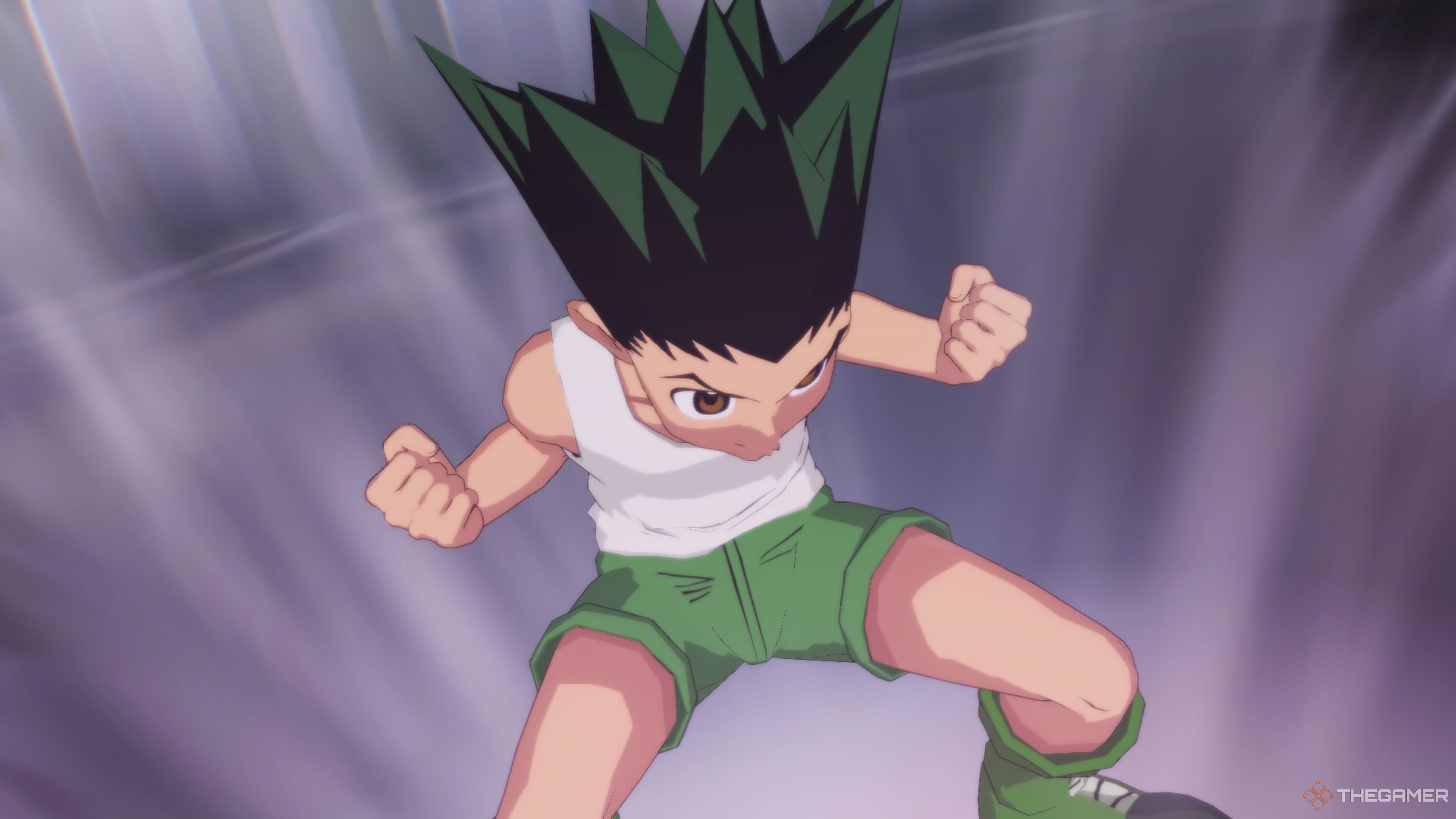 Gon about to unleash his ultimate attack in Hunter x Hunter: Nen x Impact.