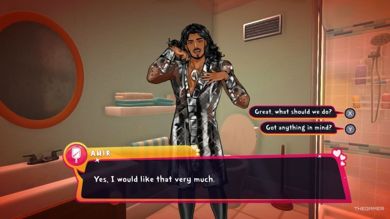 Hanging out with Amir in Date Everything!