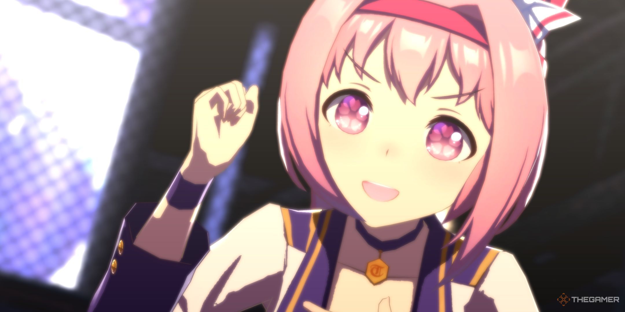 Haru Urara is shown in Umamusume Pretty Derby.