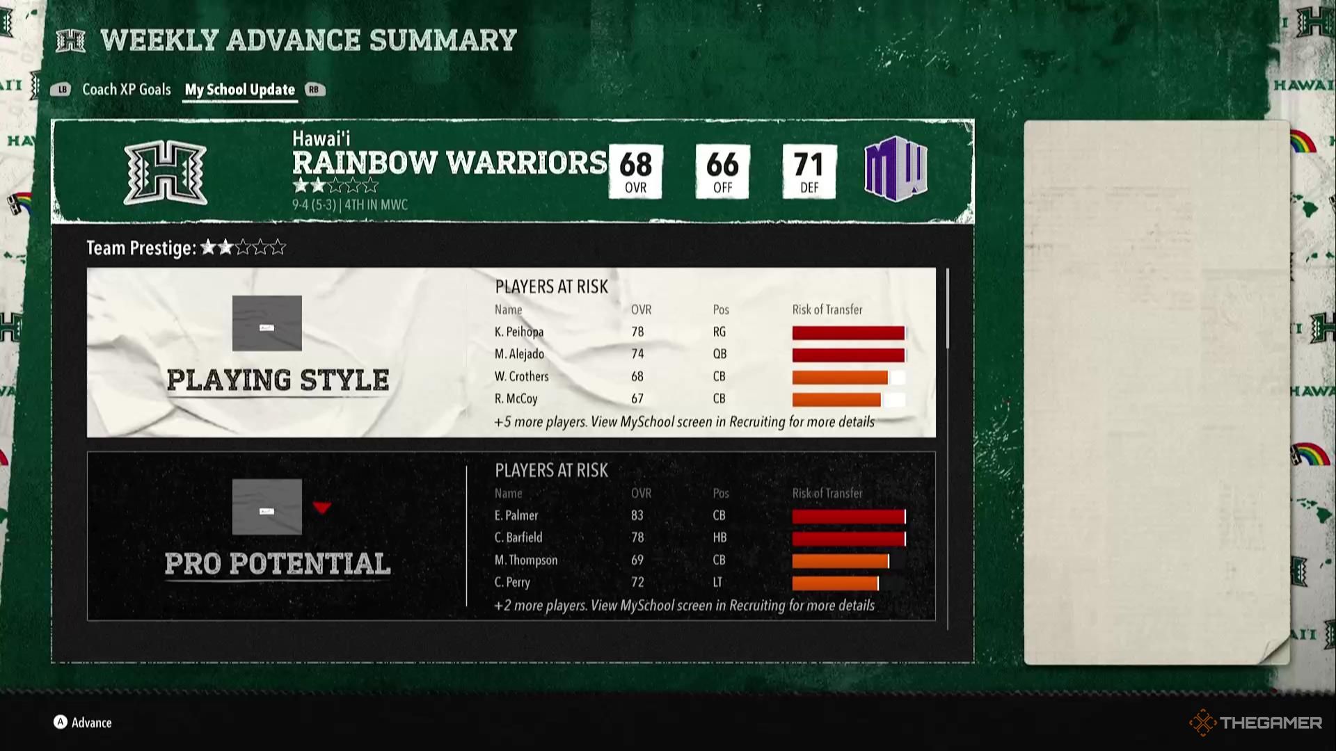 Hawaii is now a two-star program in College Football 26.