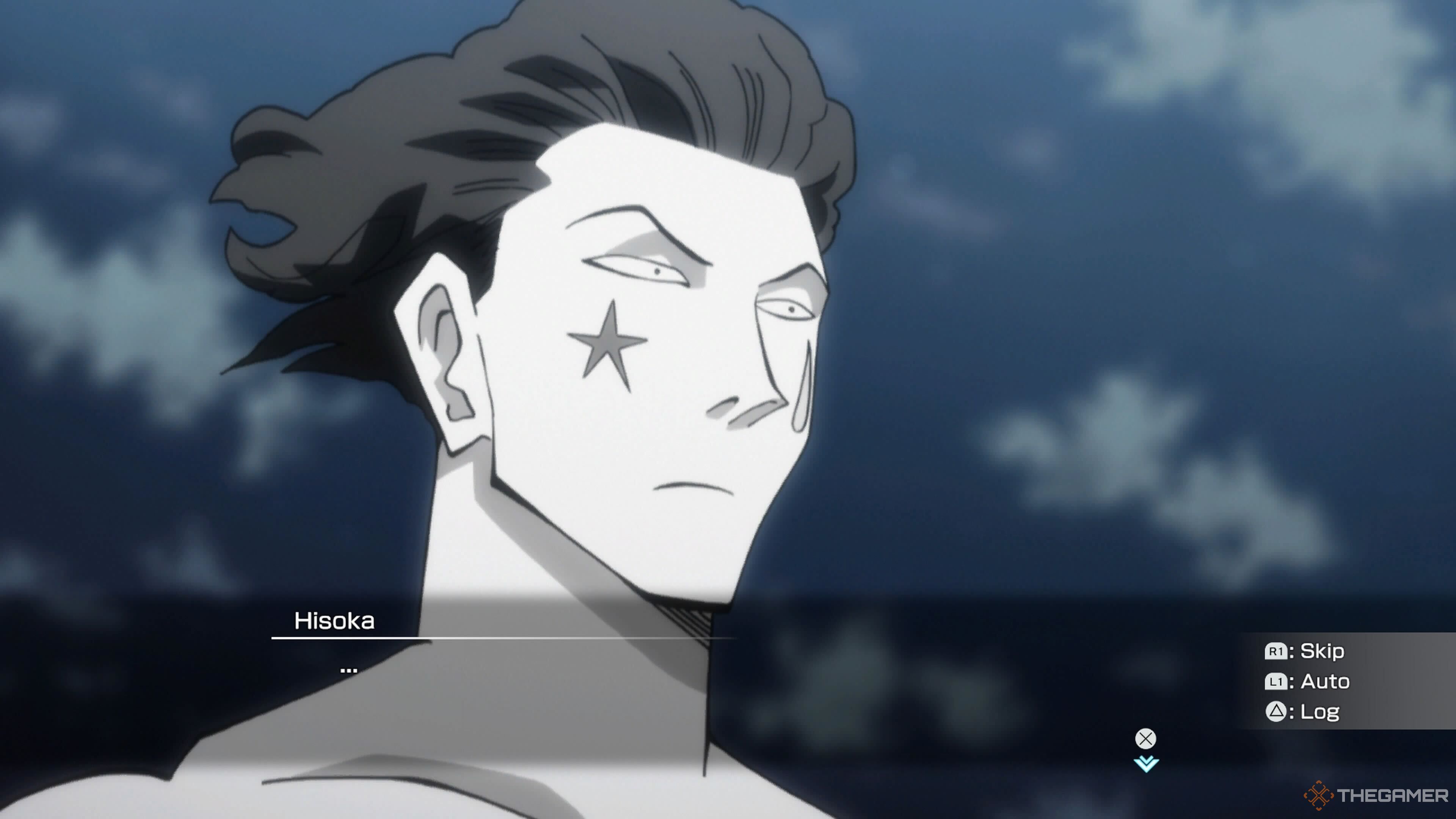 Hisoka lost for words in Hunter x Hunter: Nen x Impact.