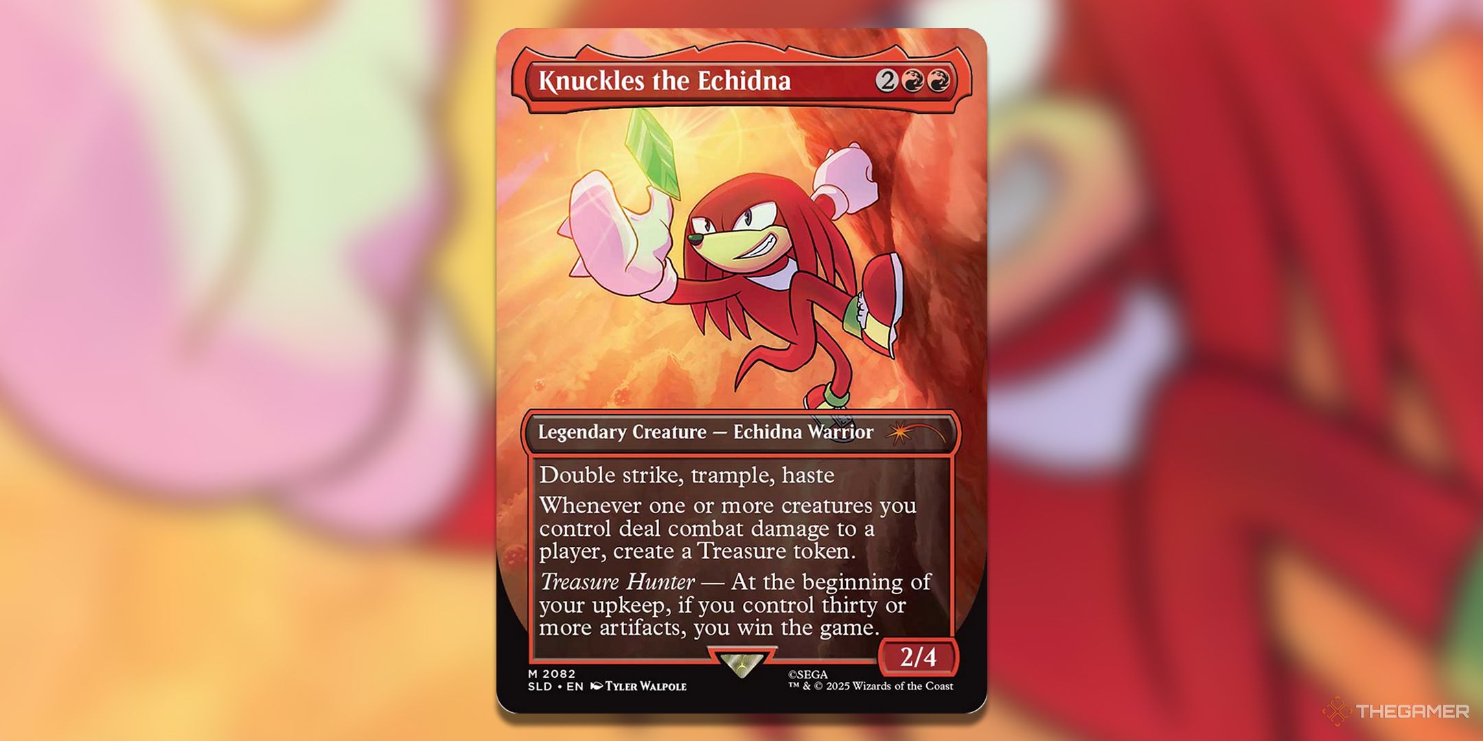 Knuckles The Echidna MTG Card