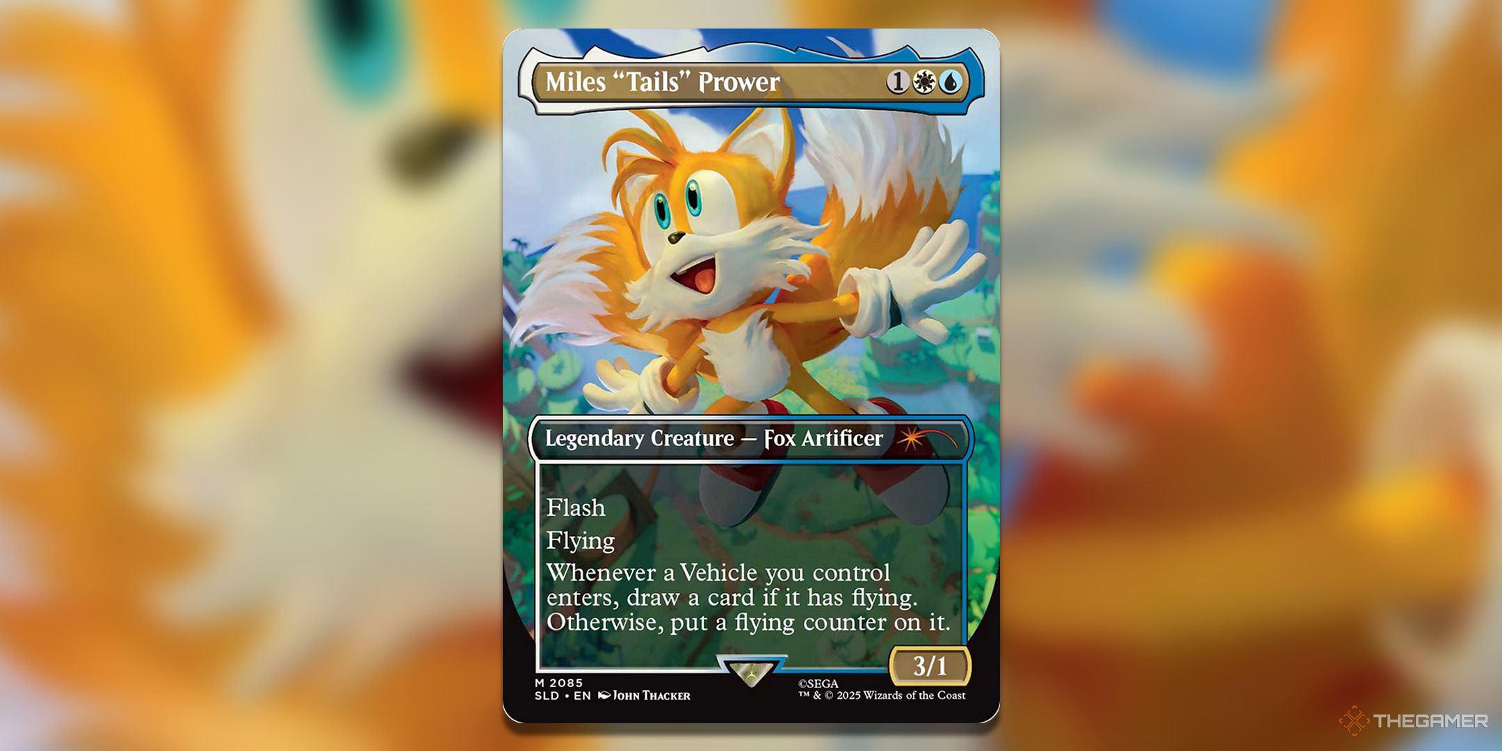 Miles Tails Prower MTG Card