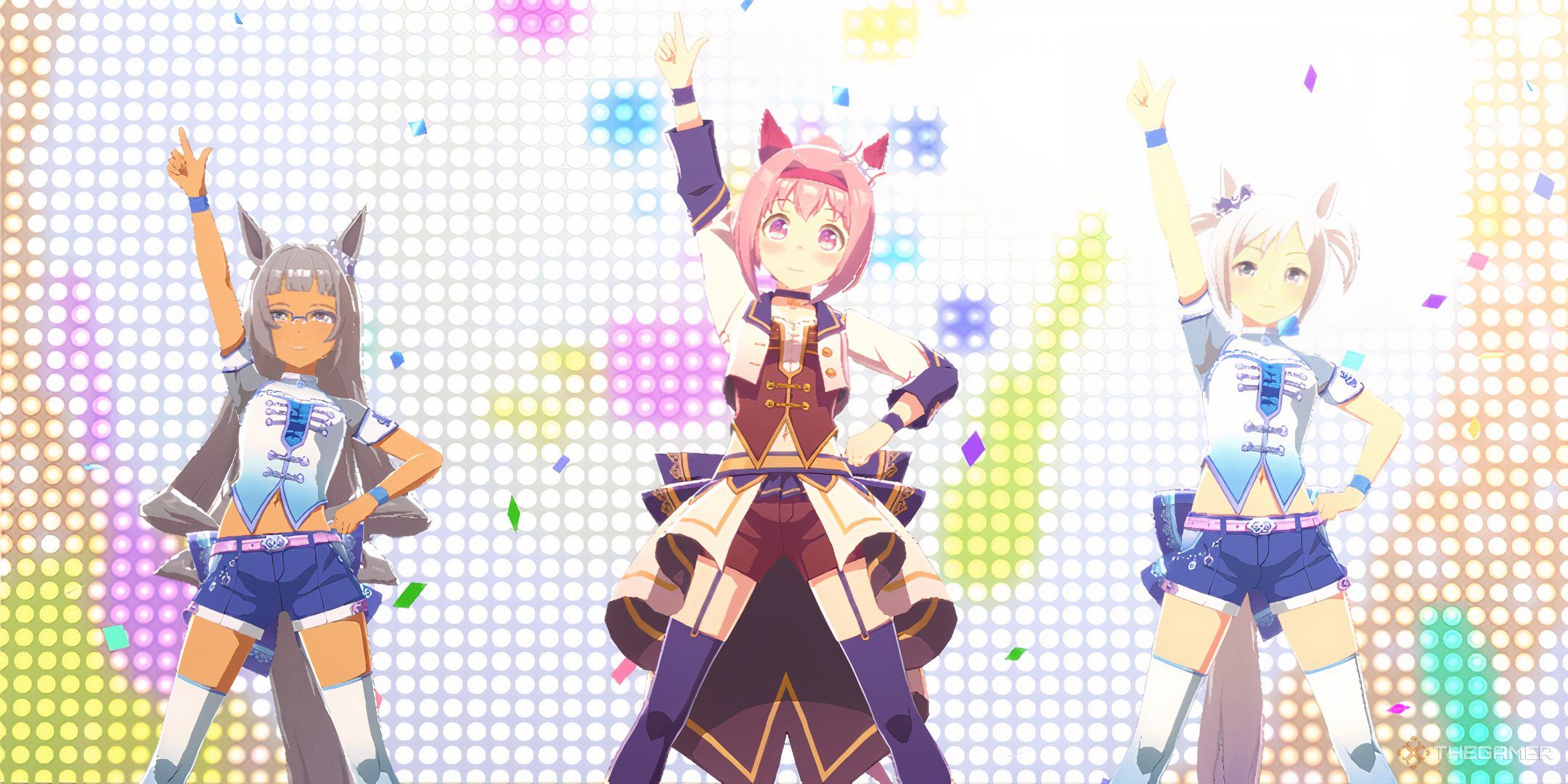 A concert with Haru Urara as the star and winner of a race in Umamusume: Pretty Derby.