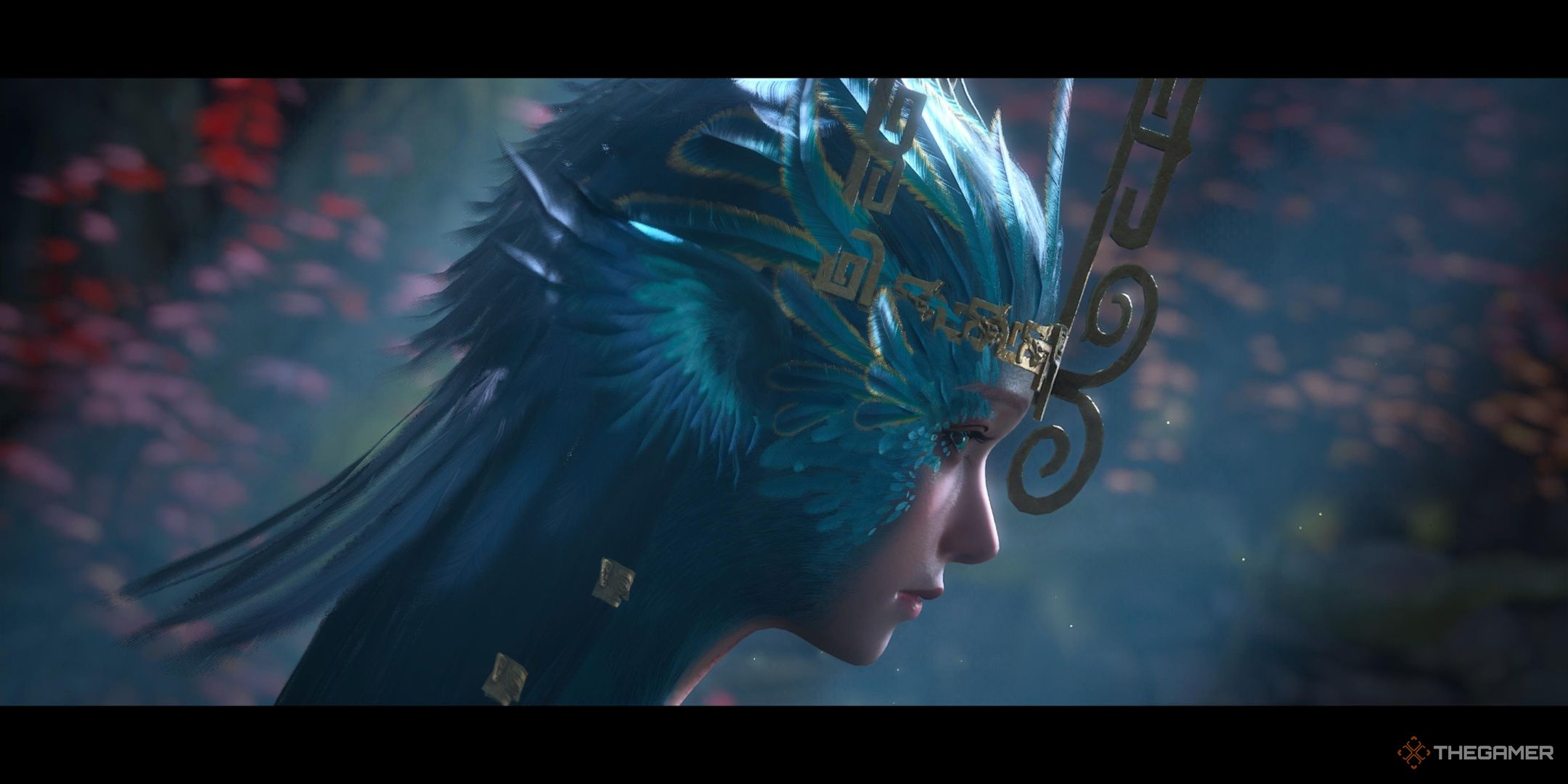 A close-up of the Bo Sorcerer in Wuchang: Fallen Feathers.