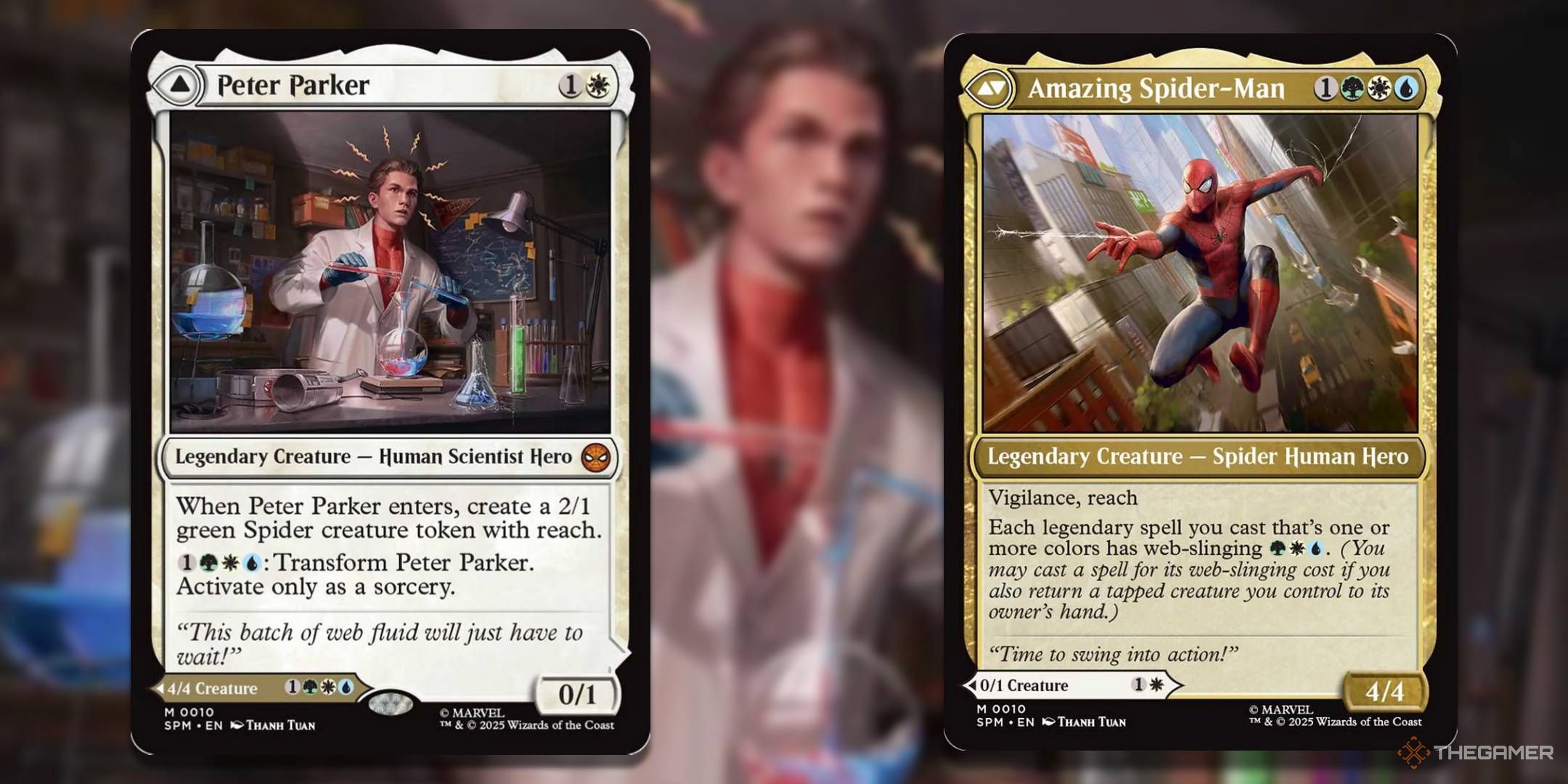 MTG Peter Parker and Amazing Spider-Man