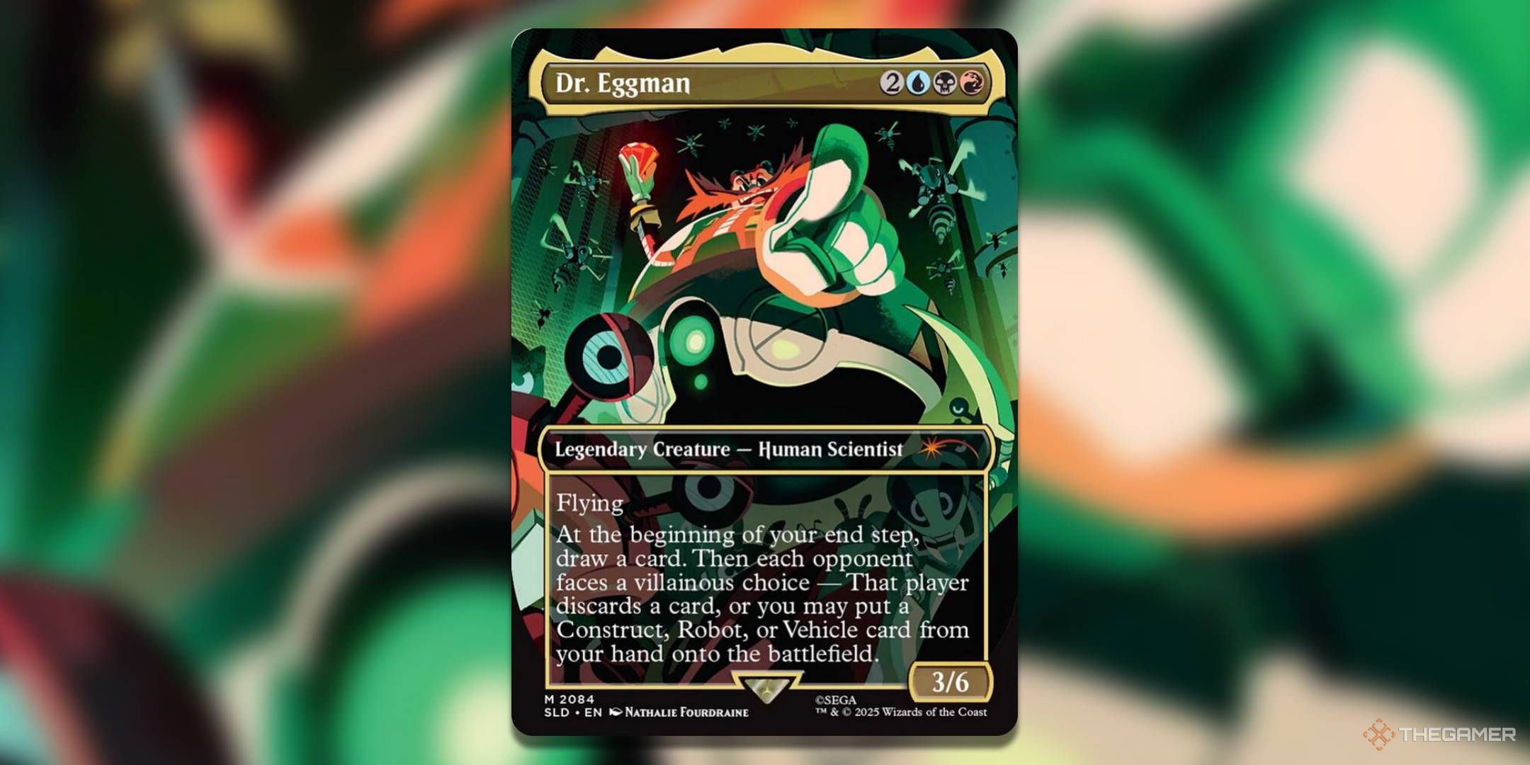 MTG SLD Sonic Friends and Foes Dr Eggman card