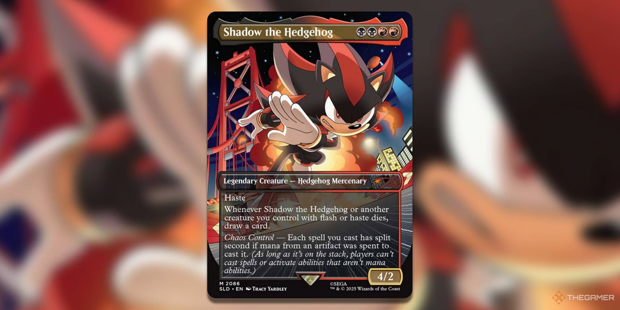 MTG SLD Sonic Friends and Foes Shadow card