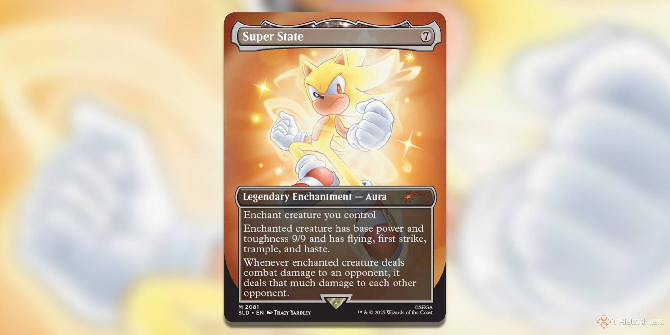 MTG SLD Sonic Friends and Foes Super State card