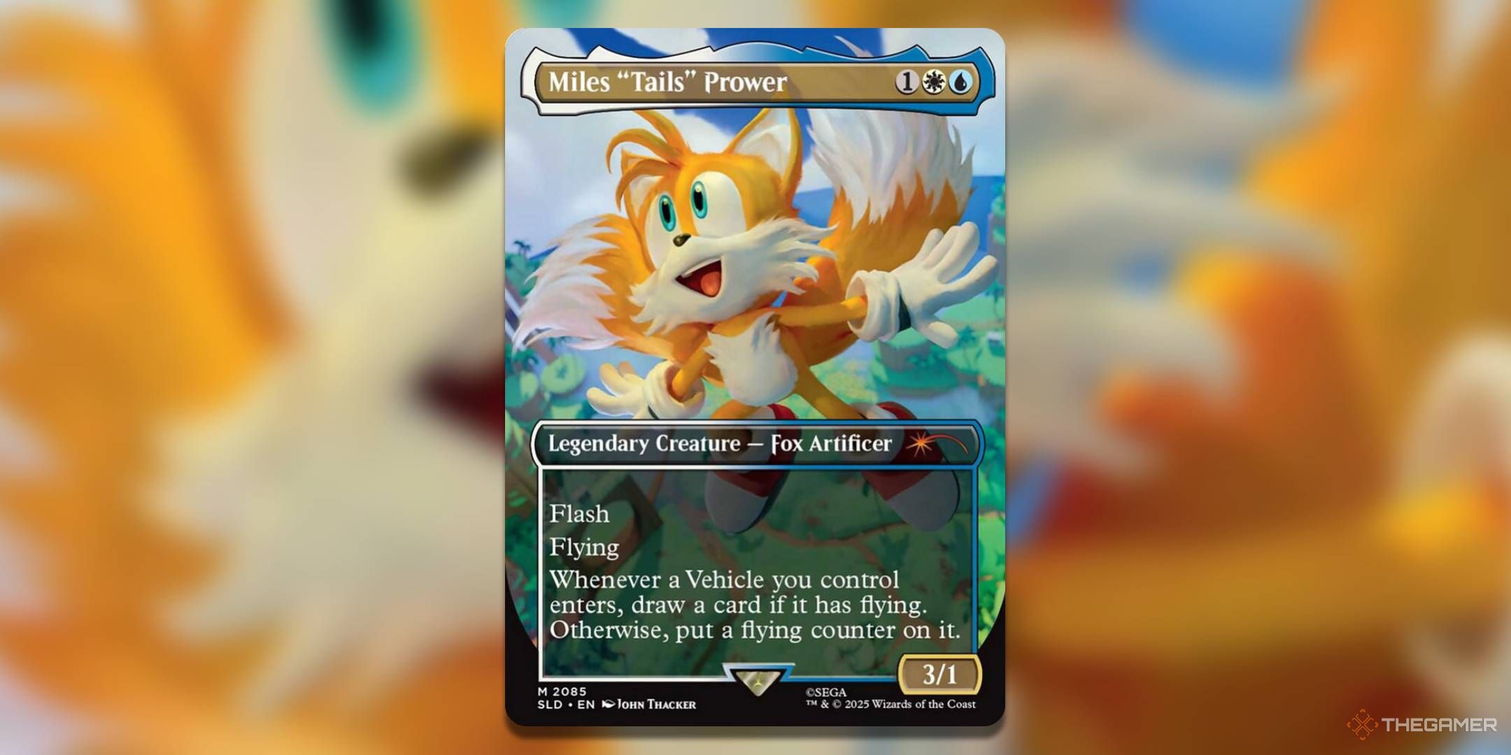 MTG SLD Sonic Friends and Foes Tails card