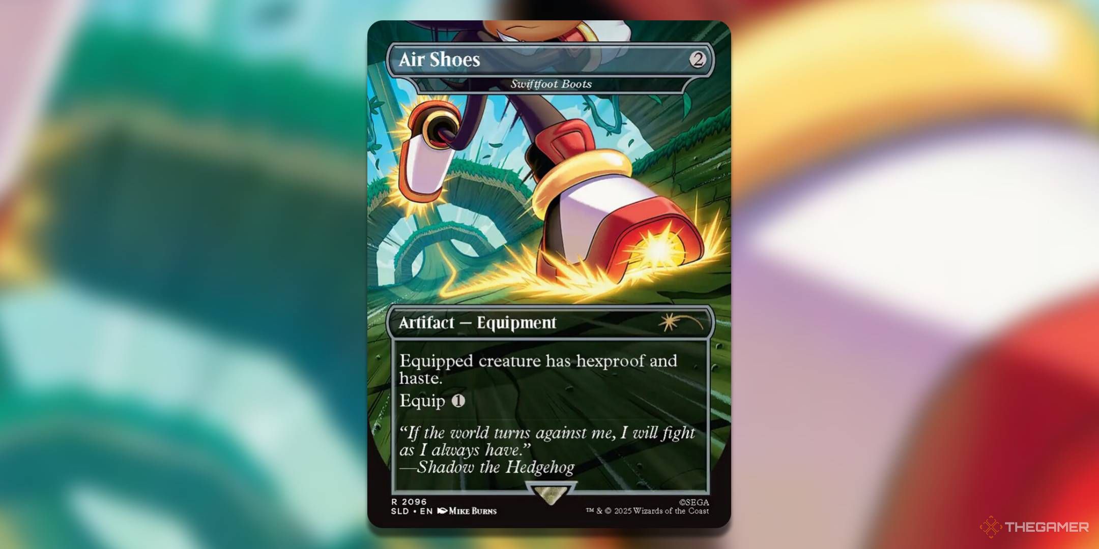 MTG Sonic Secret Lair Air Shoes Card