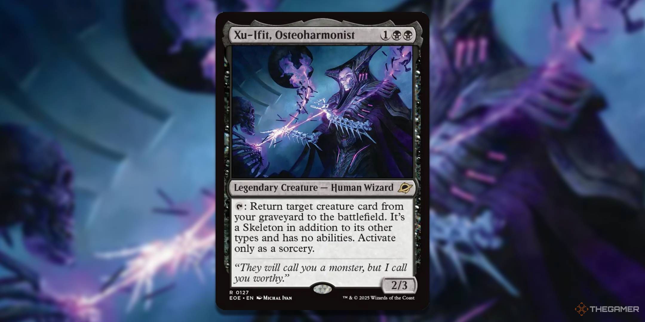Xu-Ifit, Osteoharmonist card with the art in the background.