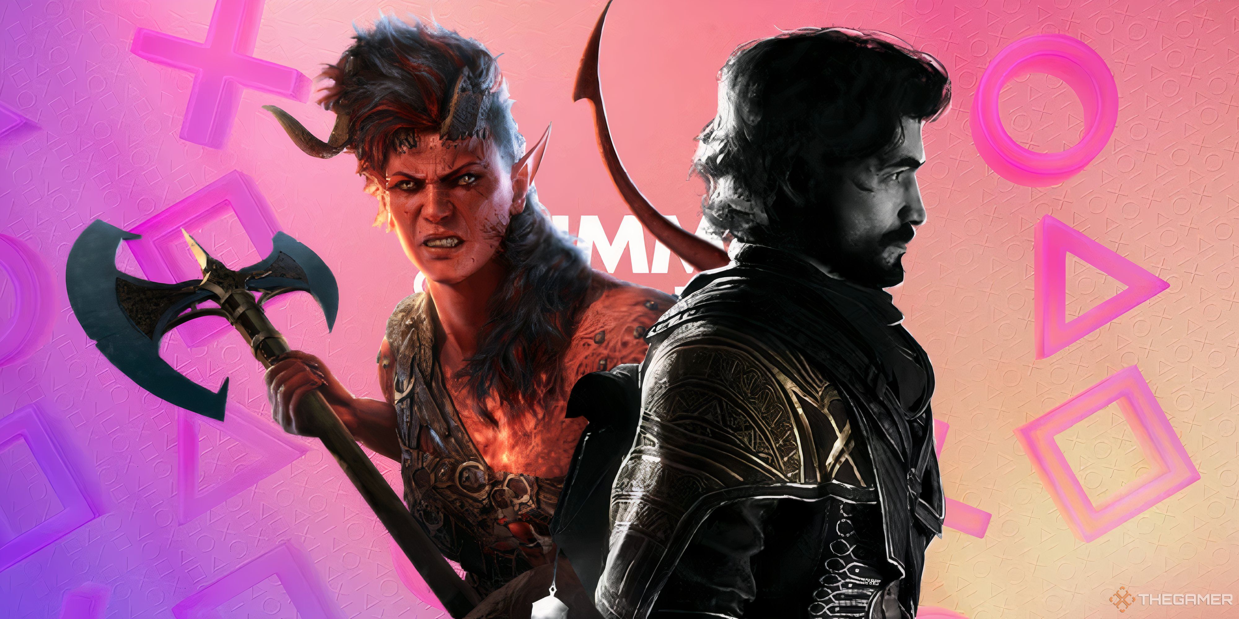 karlach and gustave on a playstation summer sale banner.