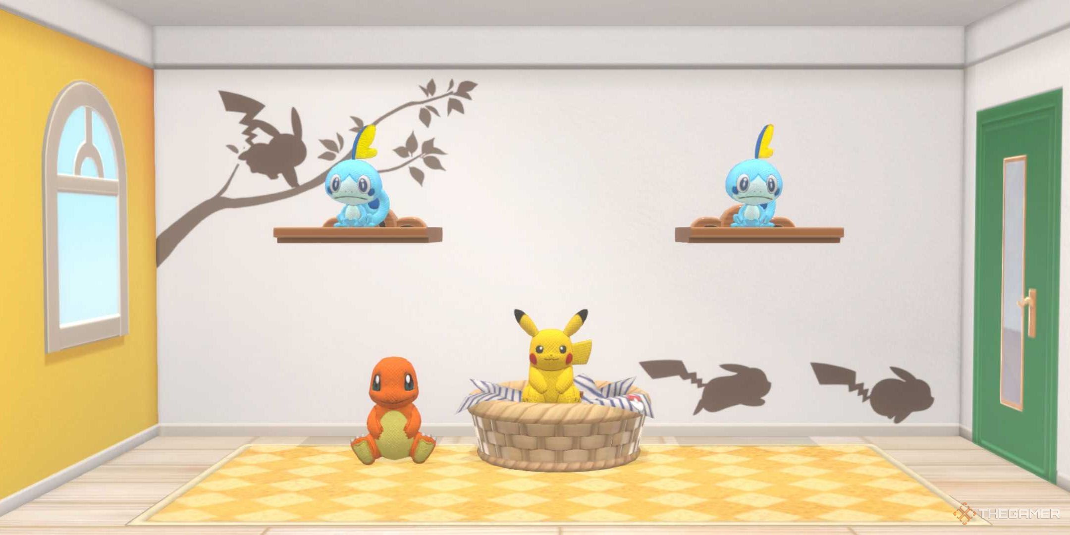 Plush room in Pokemon Friends.
