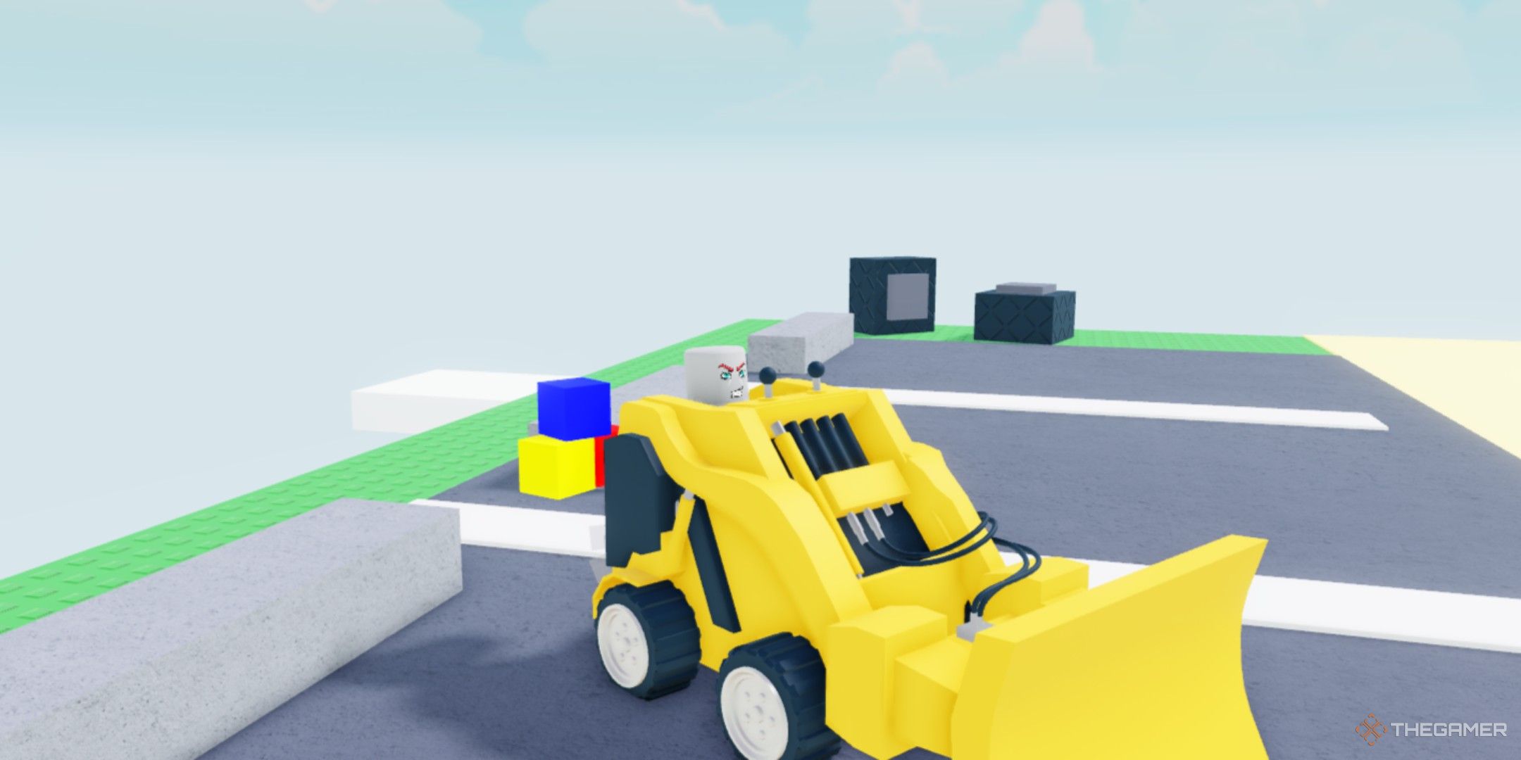 a player in Push a Block on Roblox