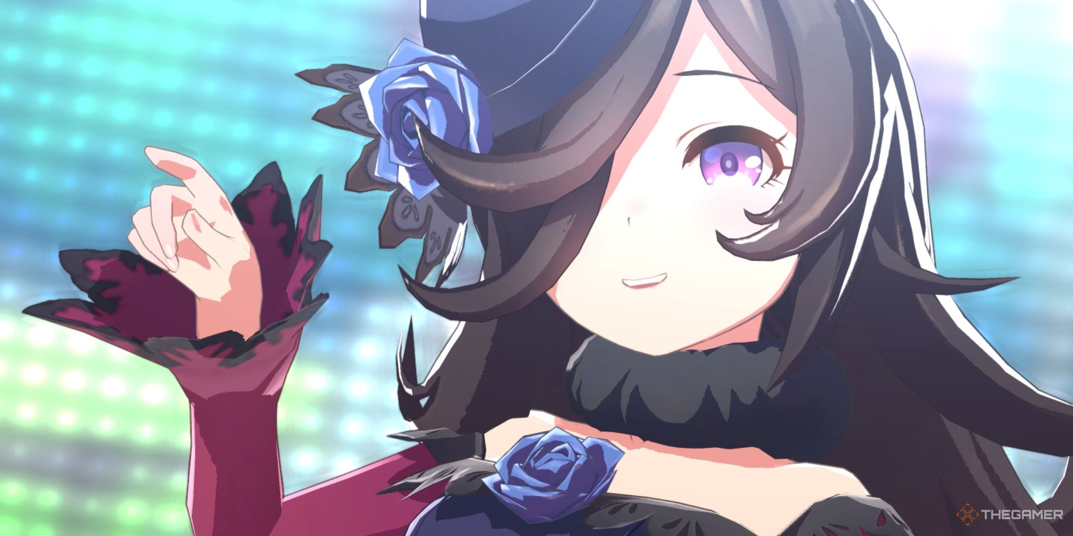 Rice Shower is shown in Umamusume Pretty Derby.