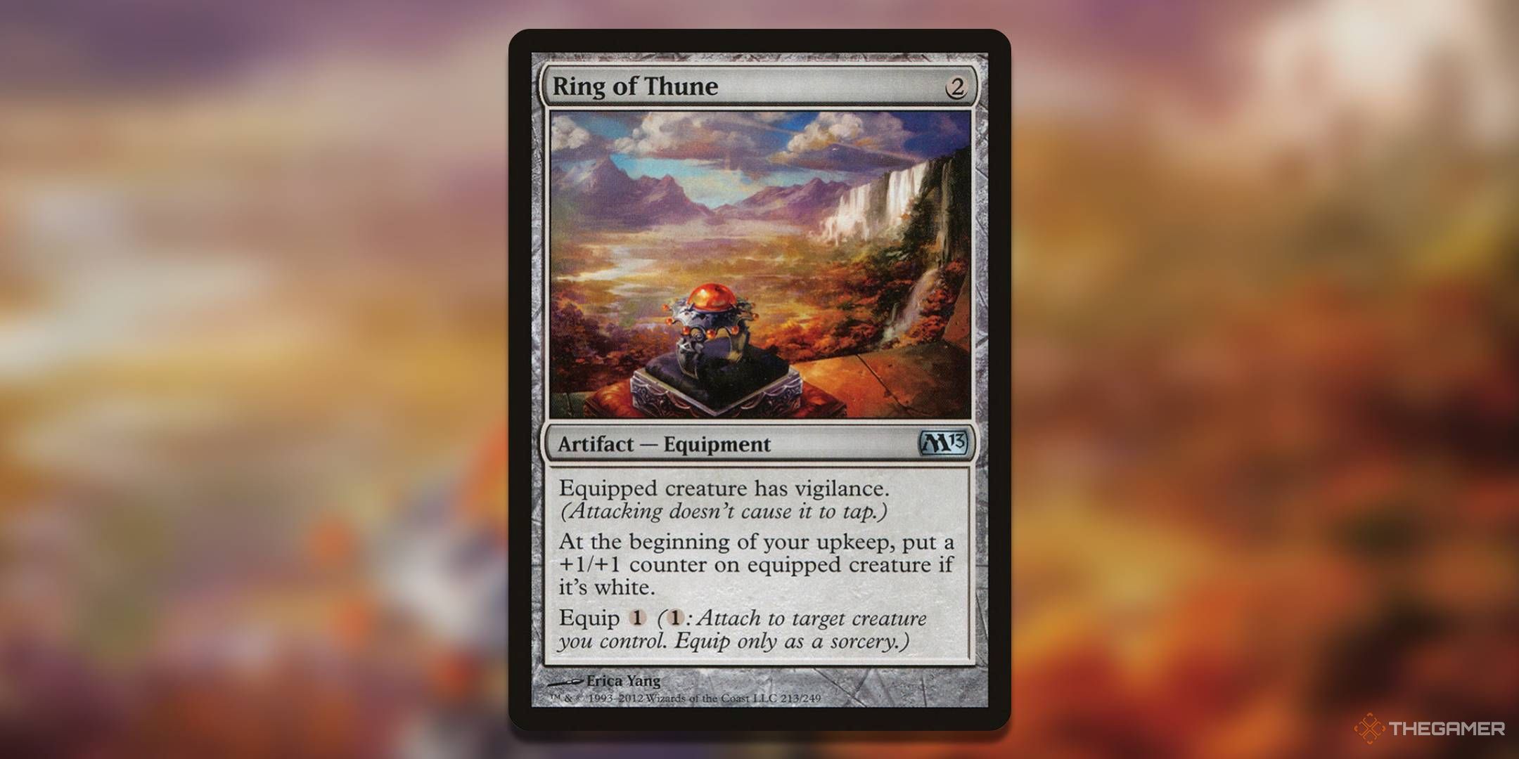 The Ring of Thune card, from Magic: The Gathering's Magic 2013 set.