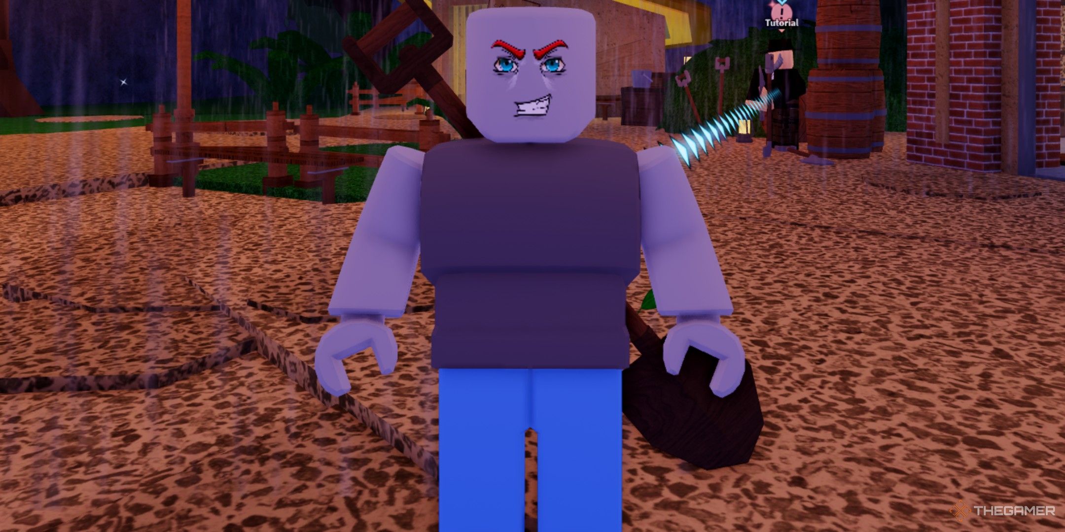 a player in DIG on Roblox