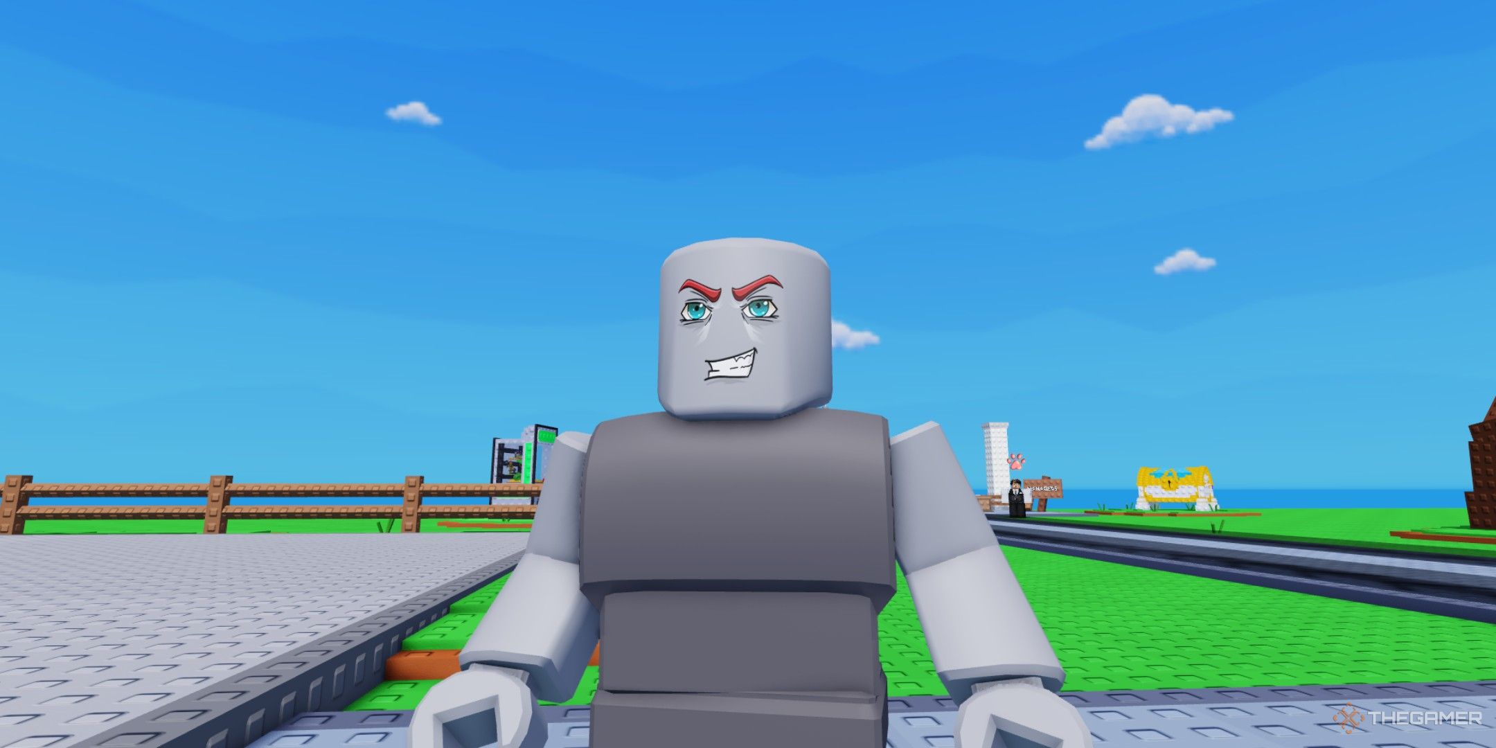 a playerin Grow a Business on Roblox