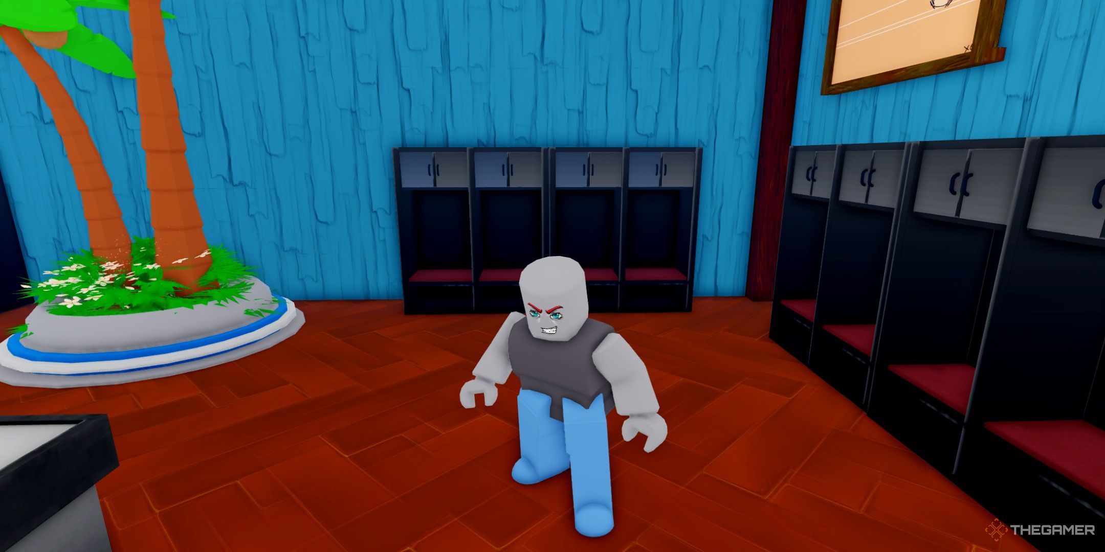 a player in DodgeBall X on Roblox 