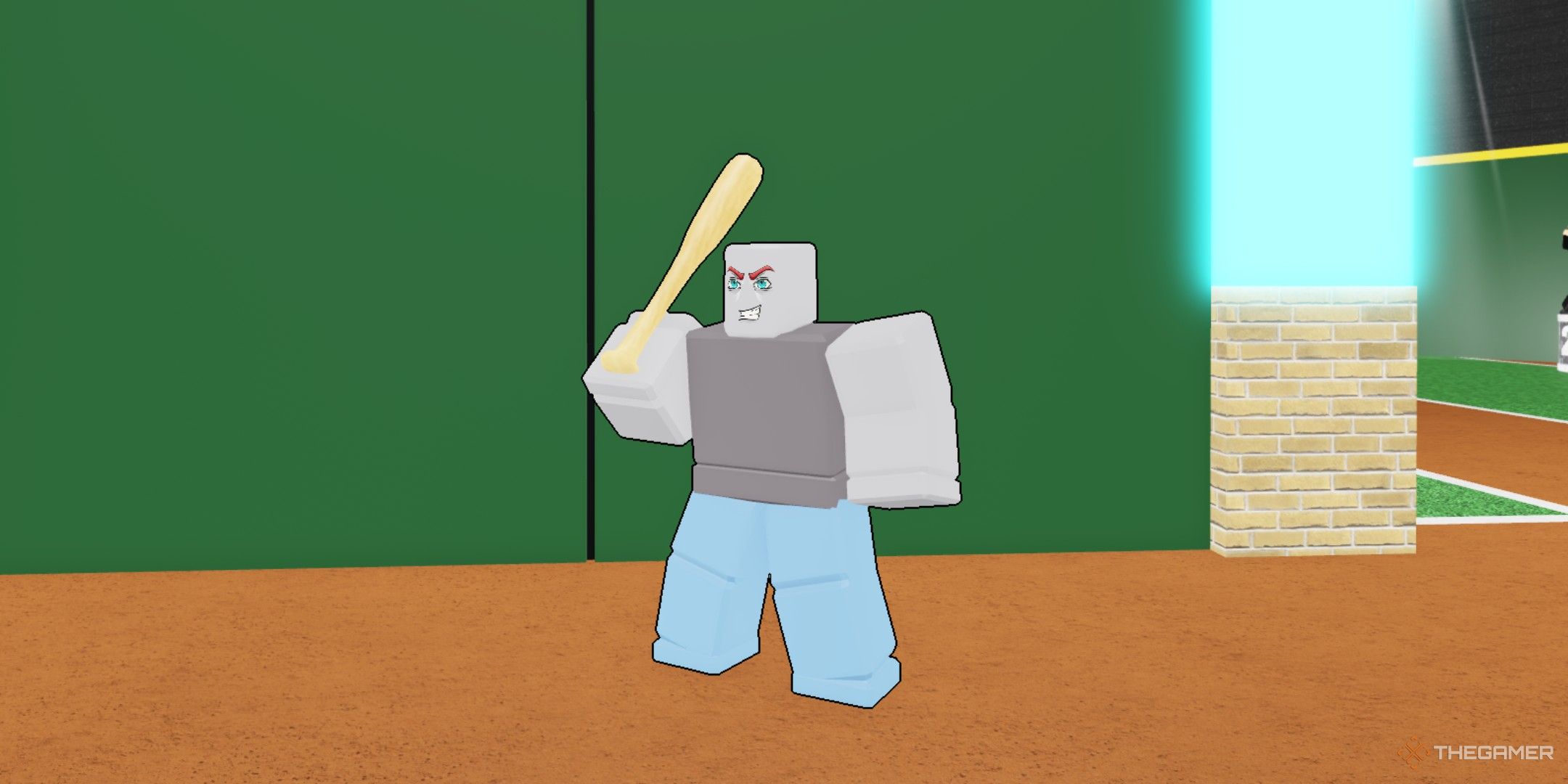 a player in Superstar Baseball on Roblox