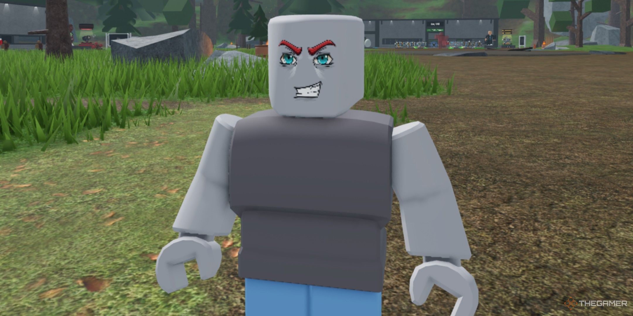 a player in Merge Tower Defense on Roblox