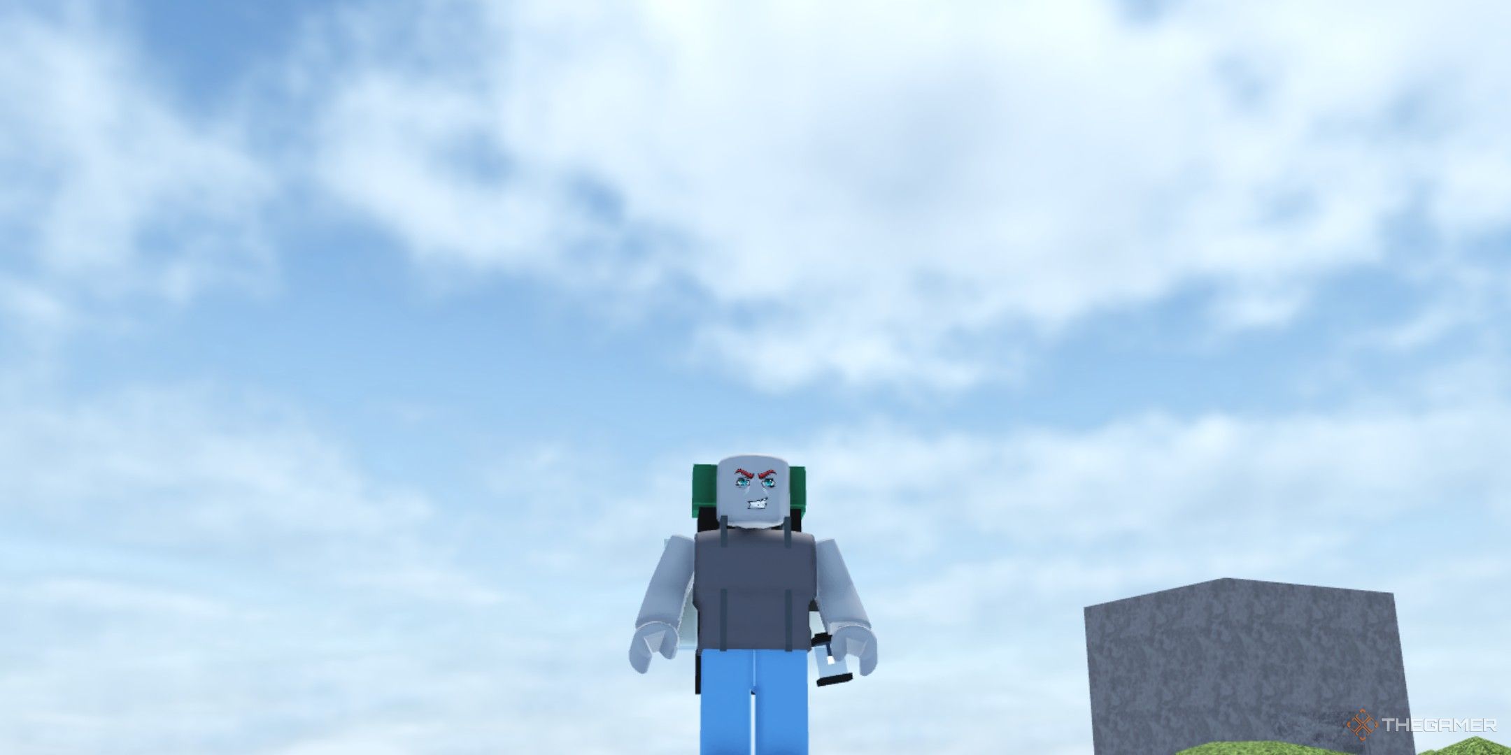a player in Climbing Game on Roblox
