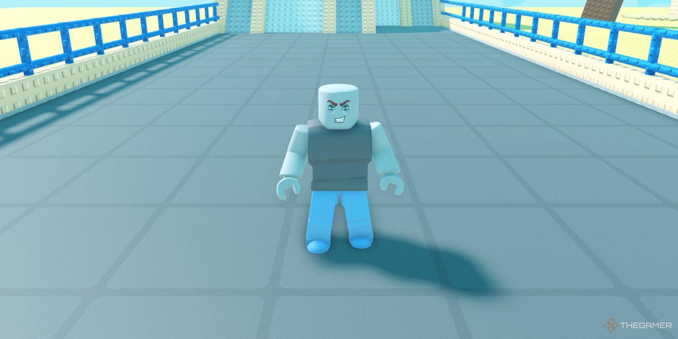 a player in Grow a GYM on Roblox