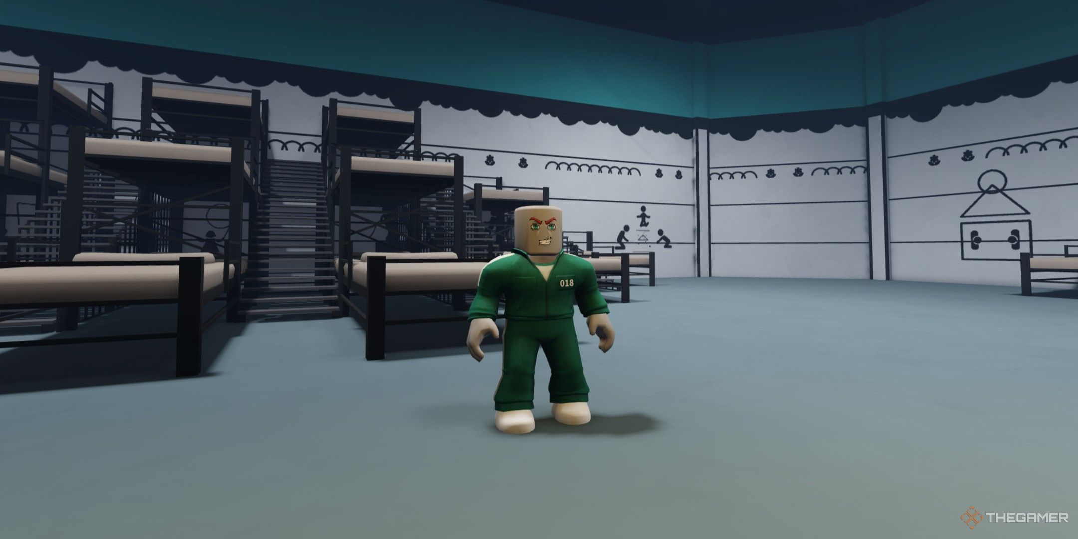a player in Squid Game: The Final Games on Roblox