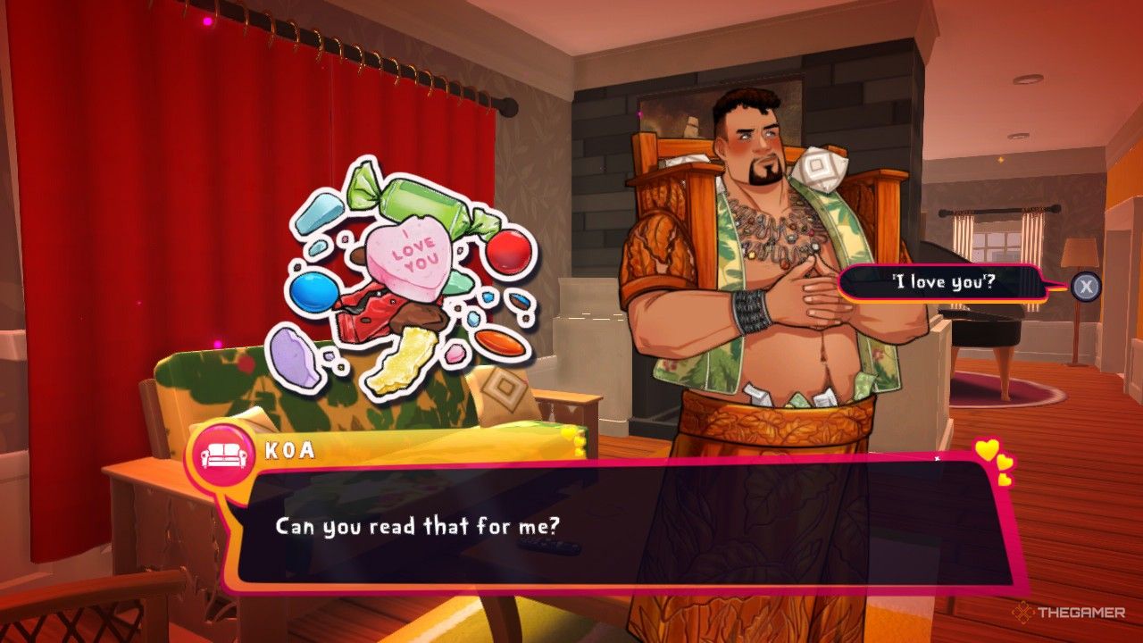 Saying you love Koa in Date Everything!