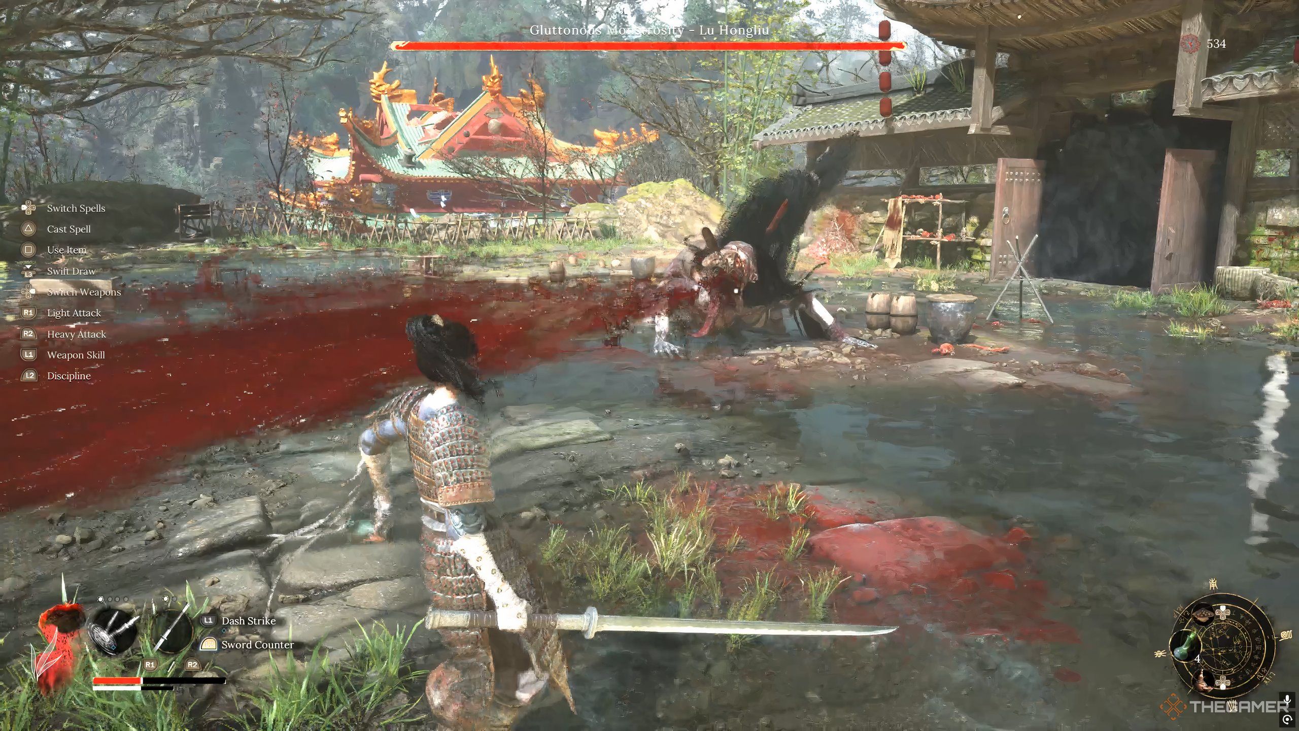 Wuchang fighting Lu Honliu in Wuchang: Fallen Feathers.