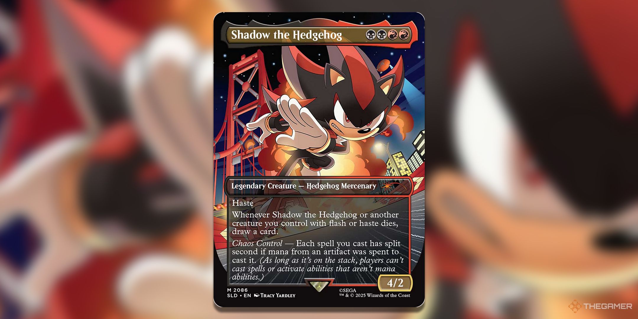 Shadow the Hedgehog MTG card