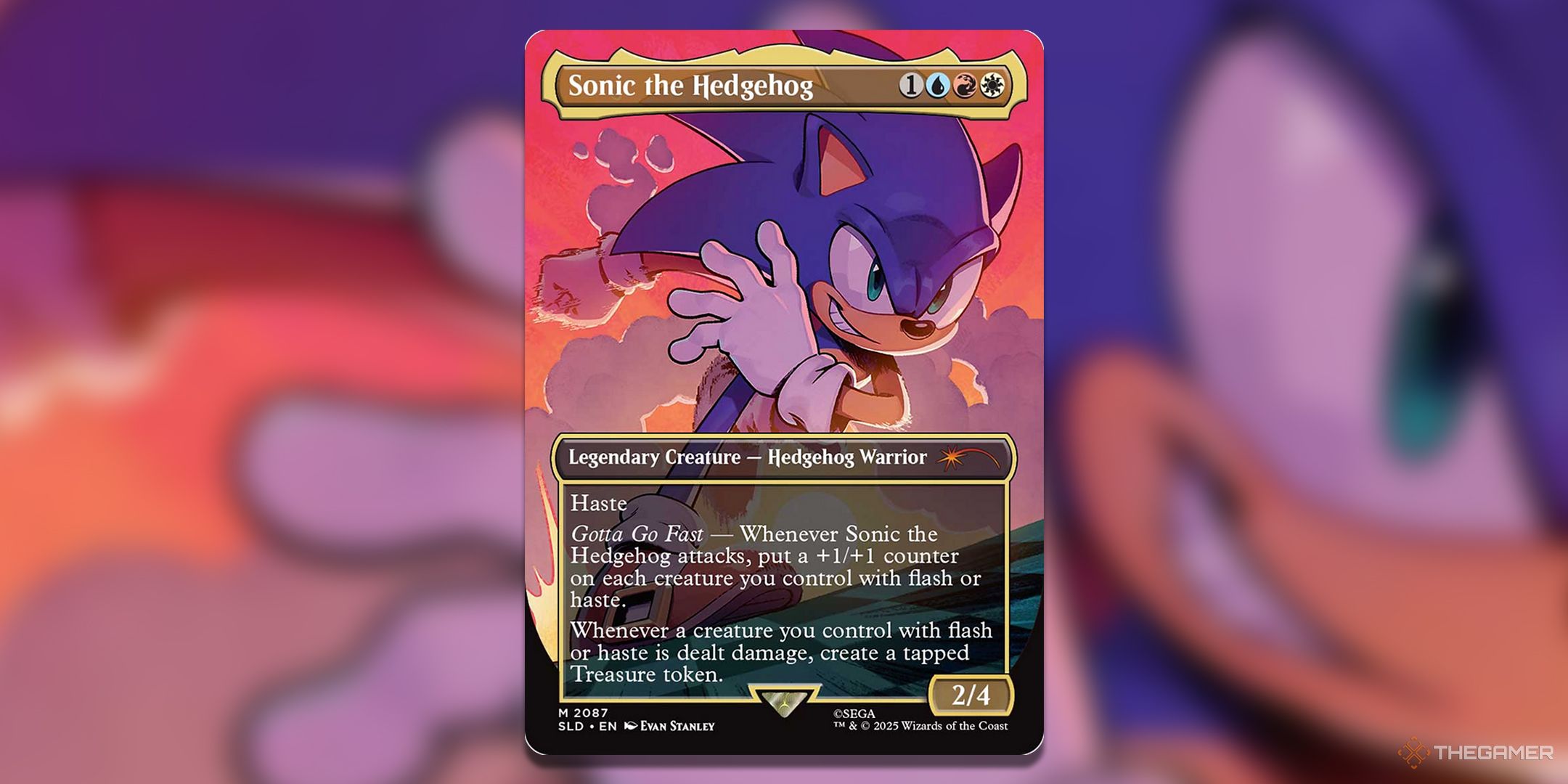 Sonic the Hedgehog MTG card