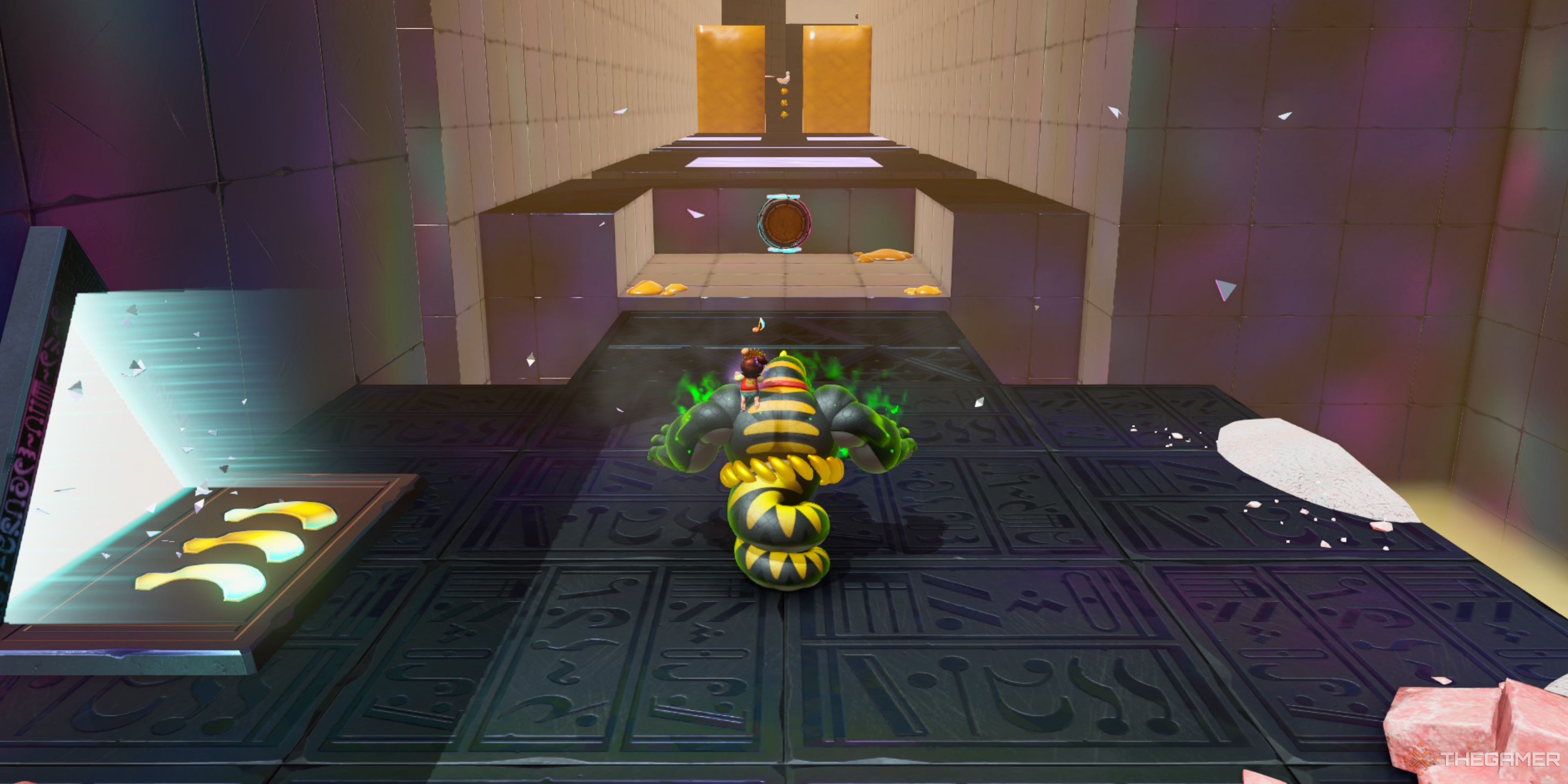Starting point in Waves of Walls in Donkey Kong Bananza