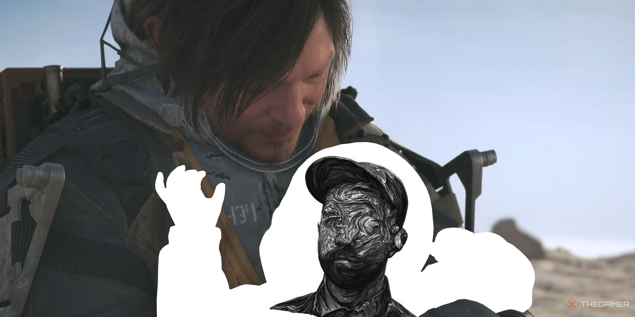 TG Death Stranding 2 Sam holding Lou but Lou is Woodkid.