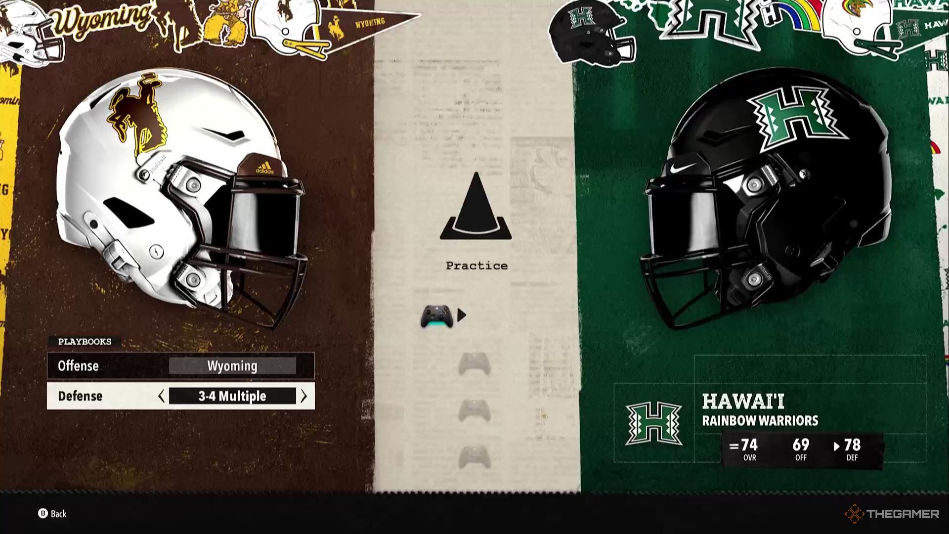 The 3-4 multiple defensive playbook in College Football 26.