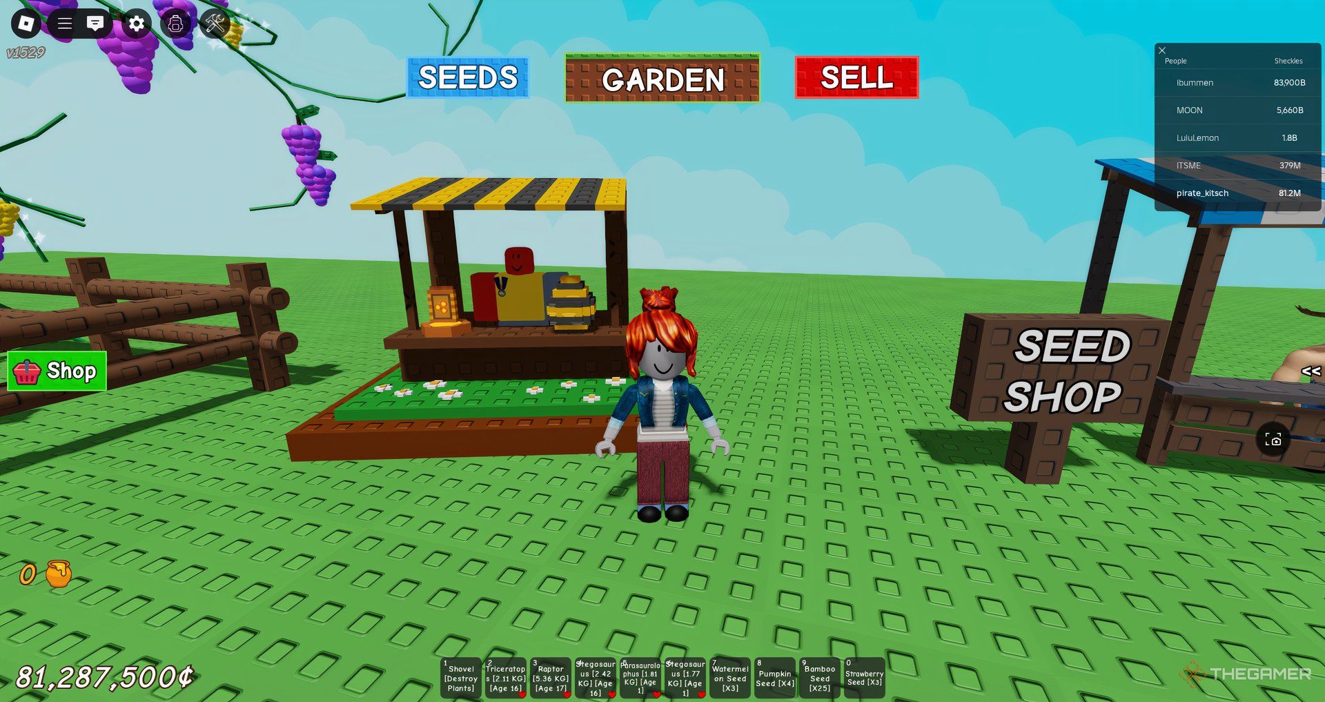 The Honey Merchant in Roblox Grow a Garden.