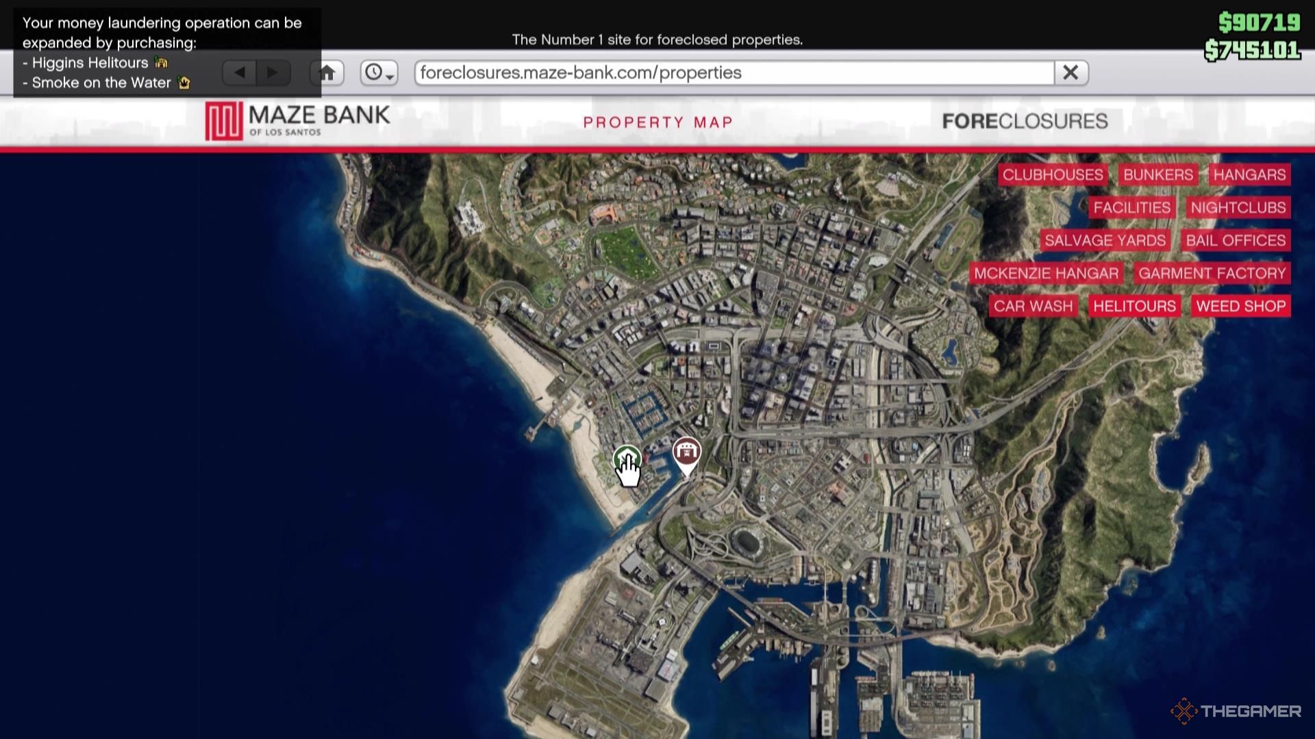 The other Money Front opportunities in GTA Online.