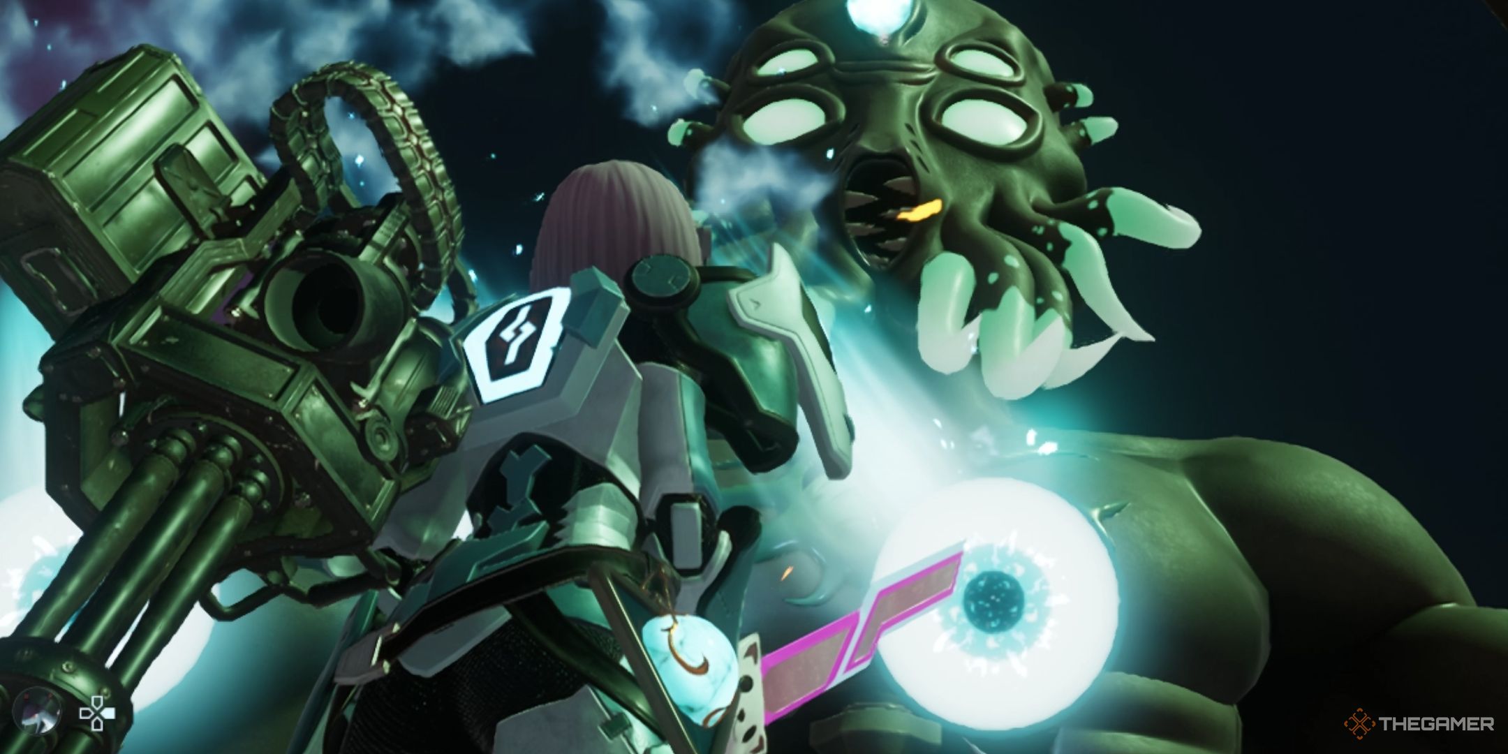 The player is facing off against The Moon Lord in Palworld